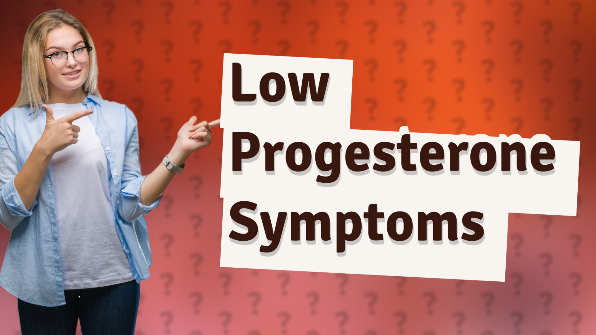 Low Progesterone Symptoms