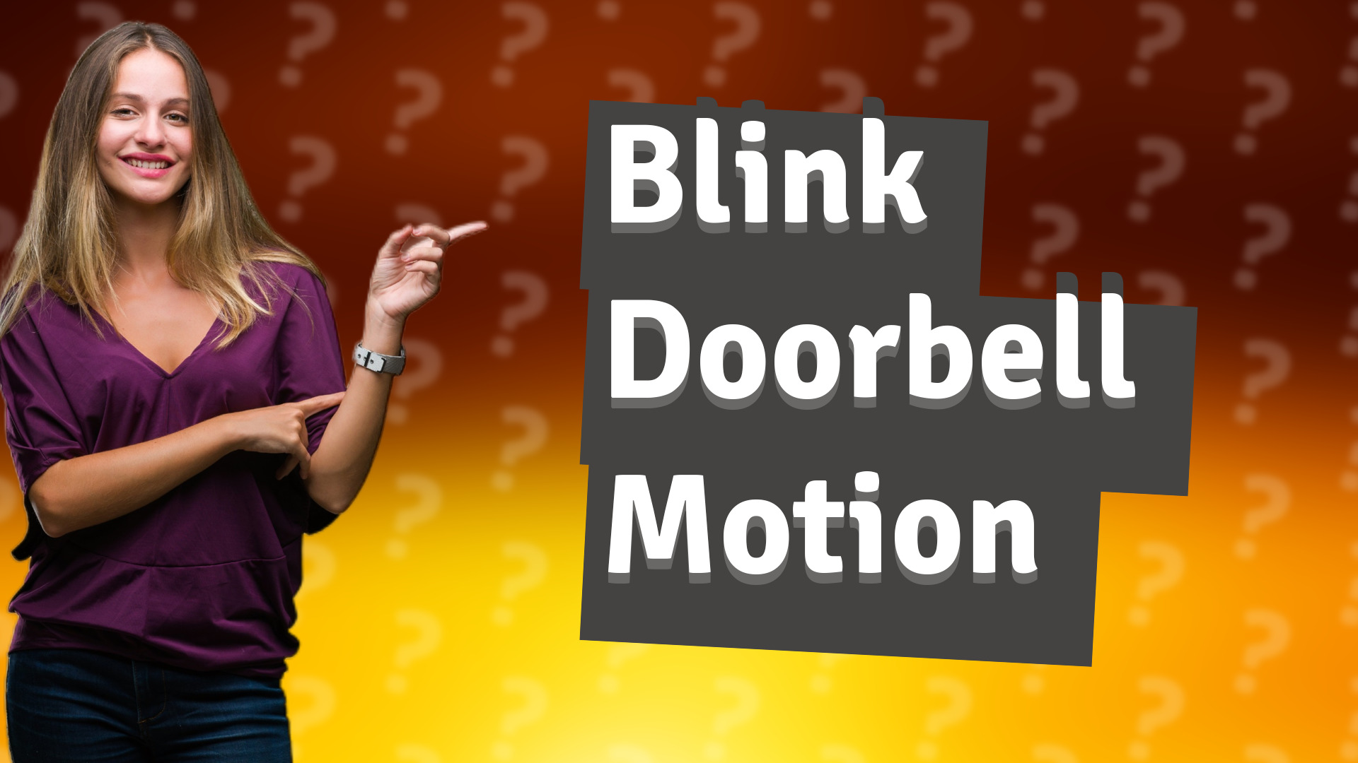 Blink Doorbell Motion