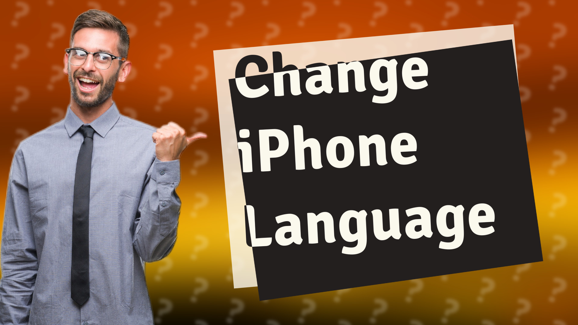 Change iPhone Language