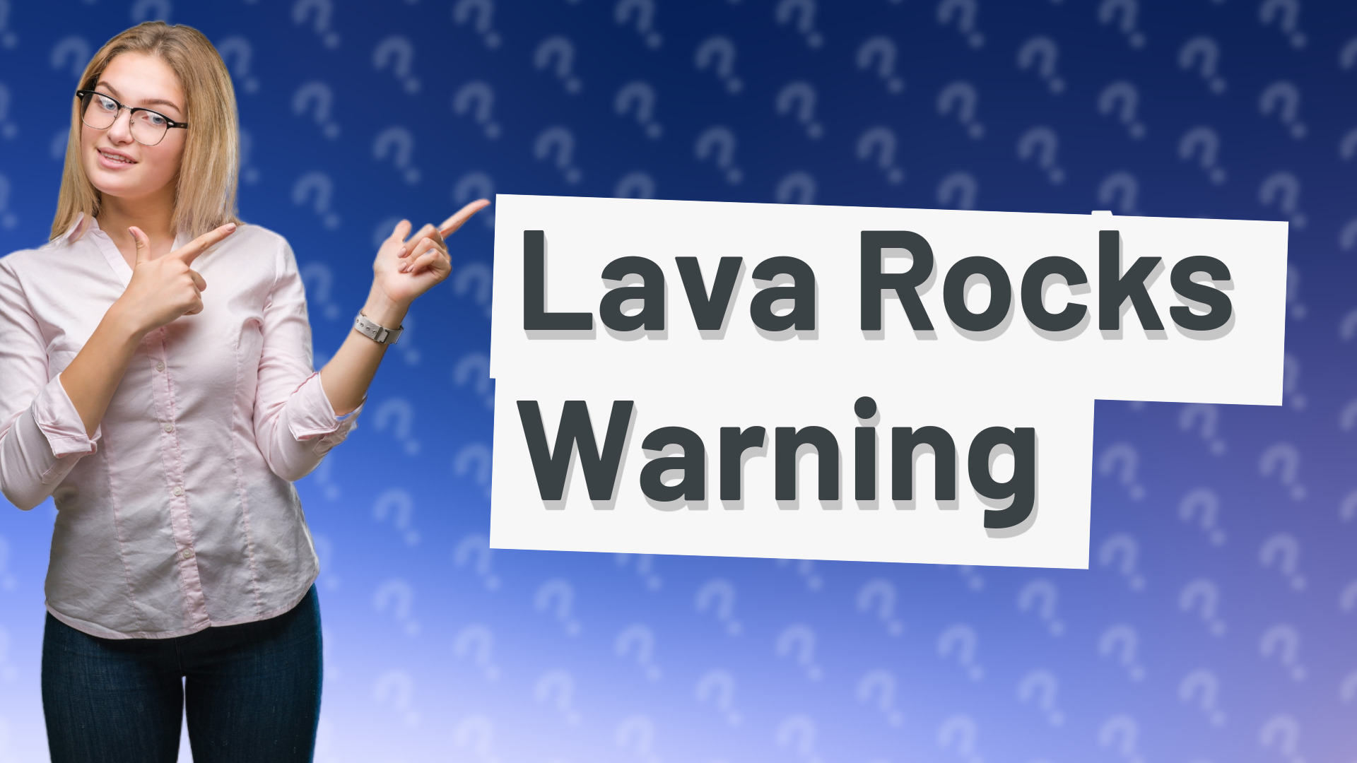 Lava Rocks Warning