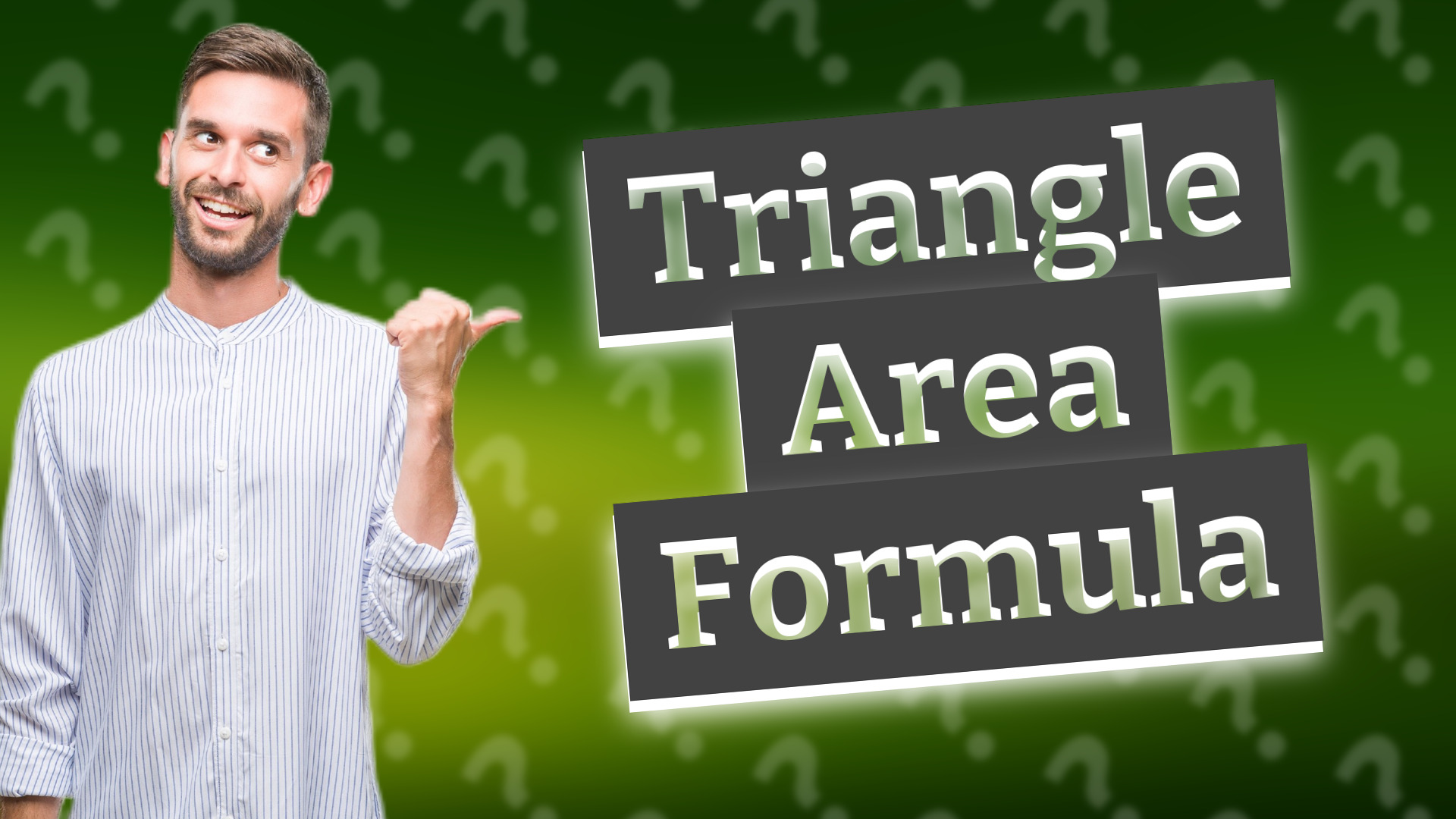 Triangle Area Formula