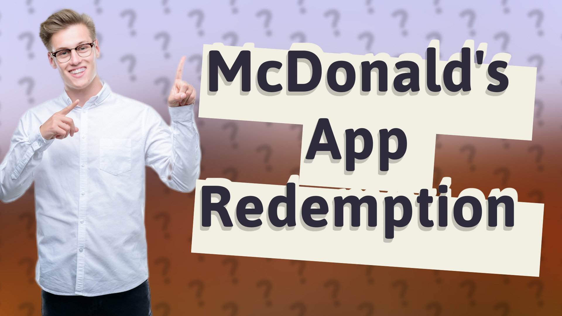 McDonald's App Redemption