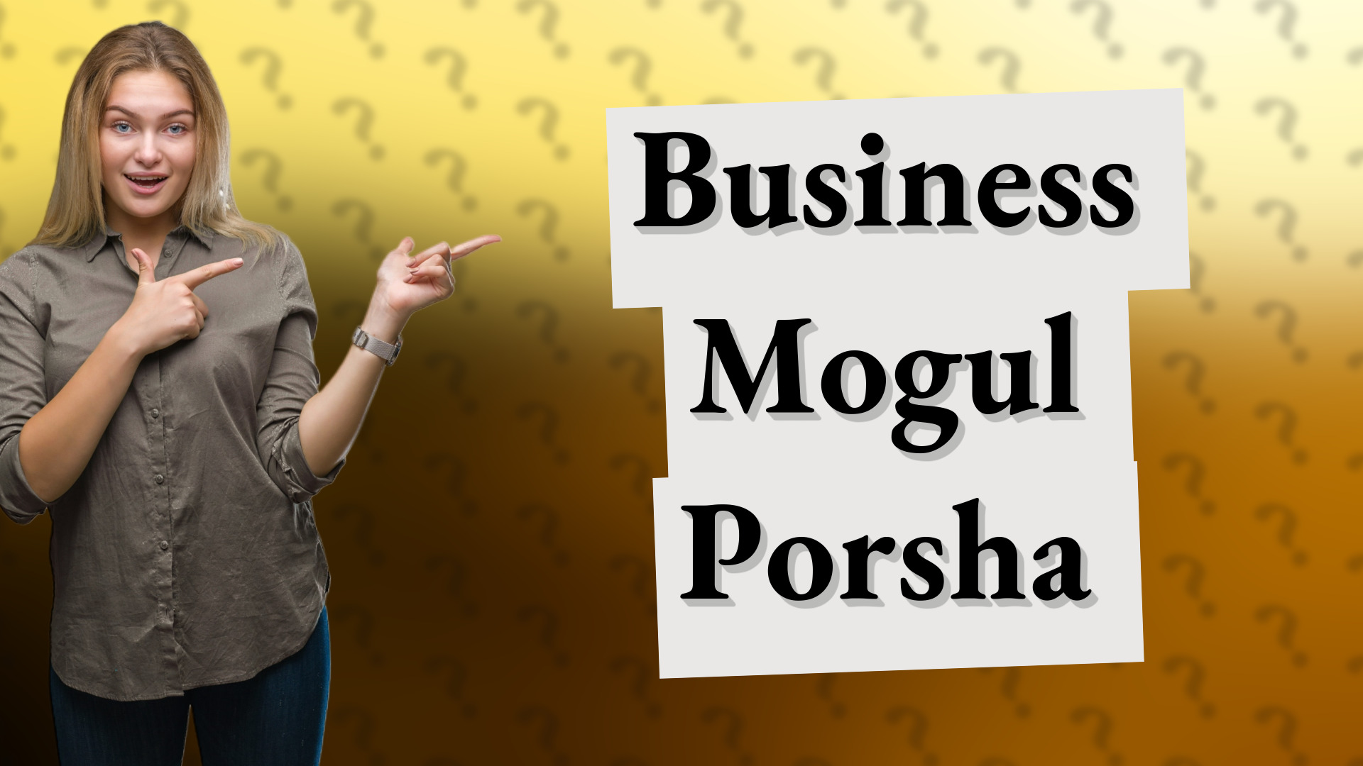 Business Mogul Porsha