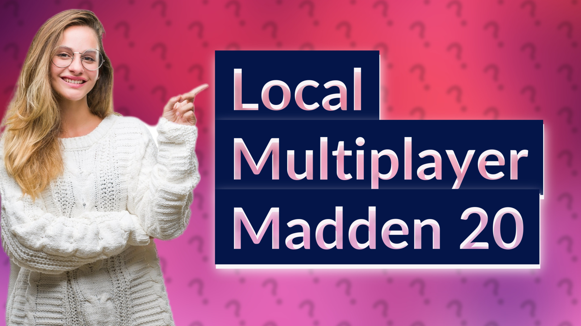 Local Multiplayer Madden 20