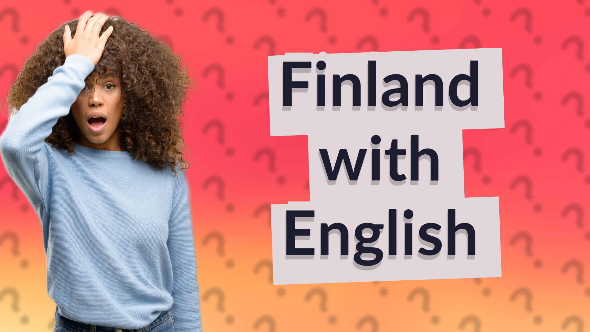 Finland with English