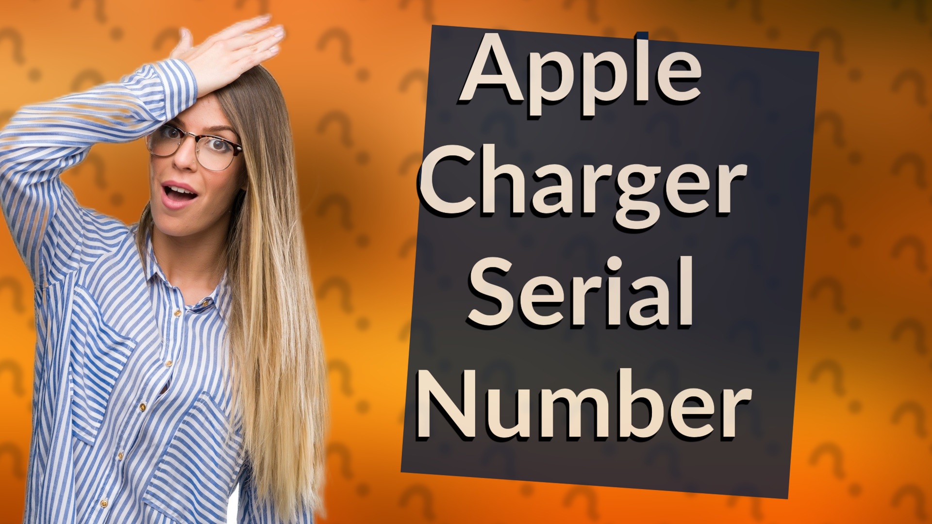Apple Charger Serial Number