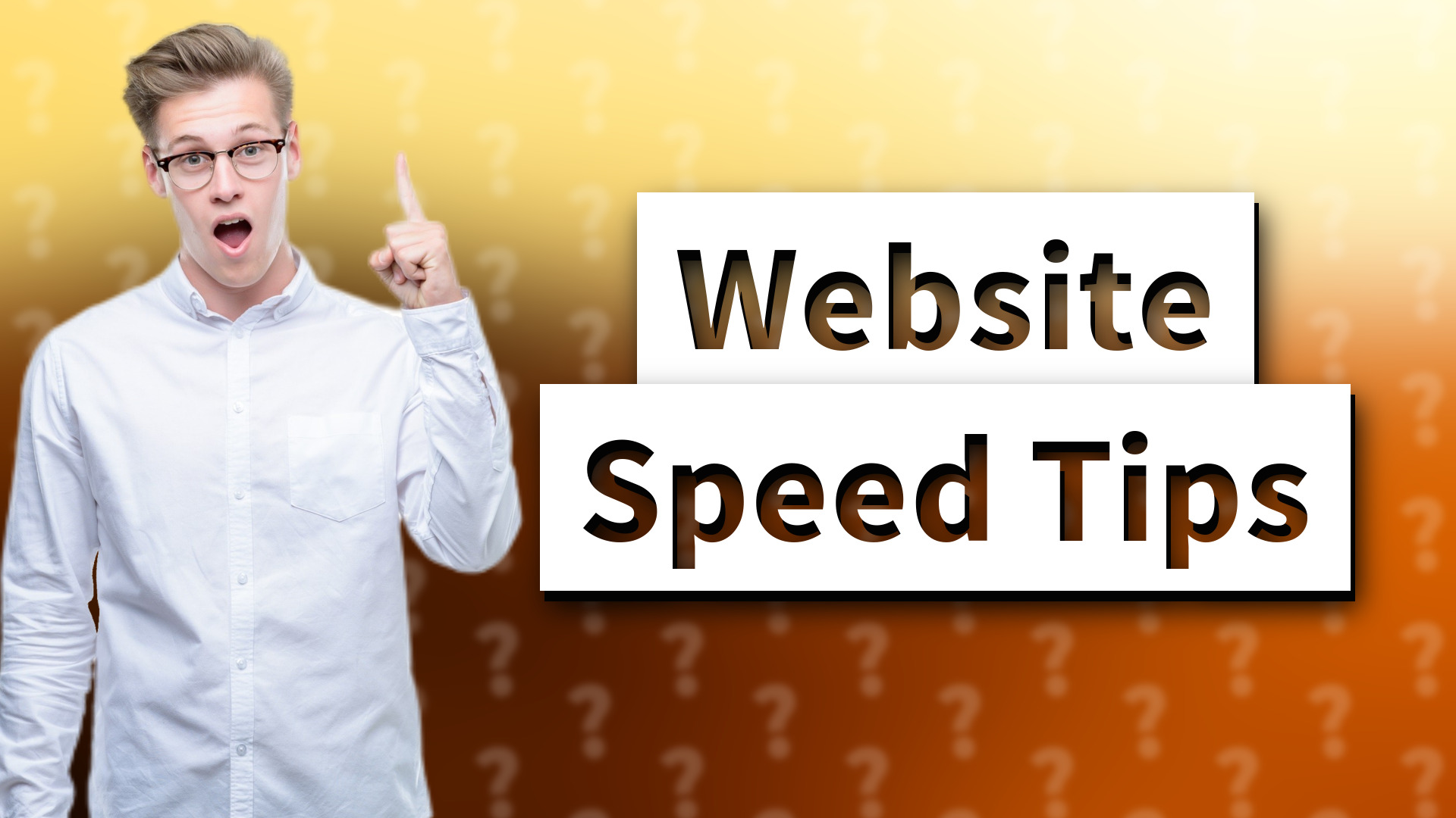 Website Speed Tips