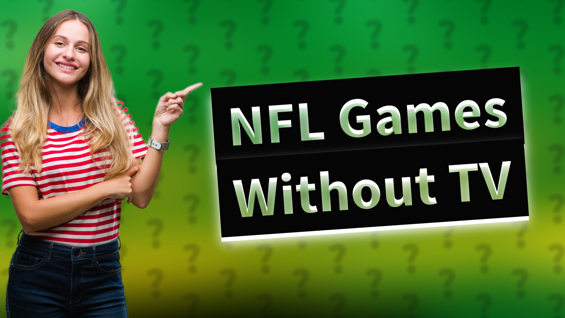 NFL Games Without TV