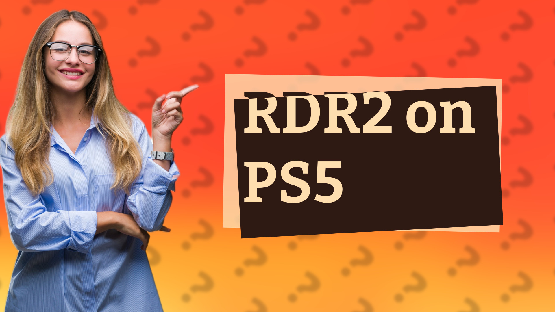 RDR2 on PS5