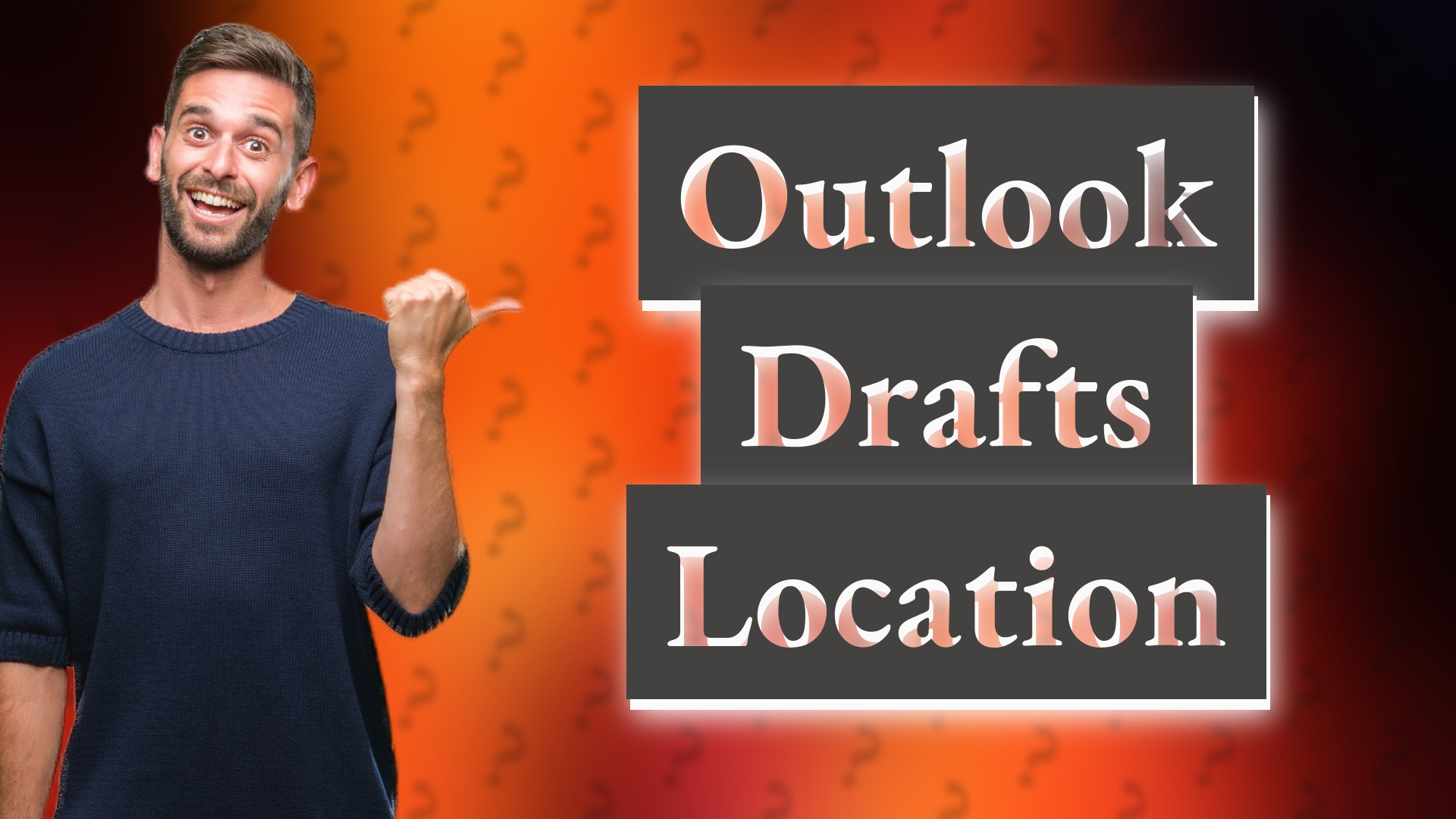 Outlook Drafts Location