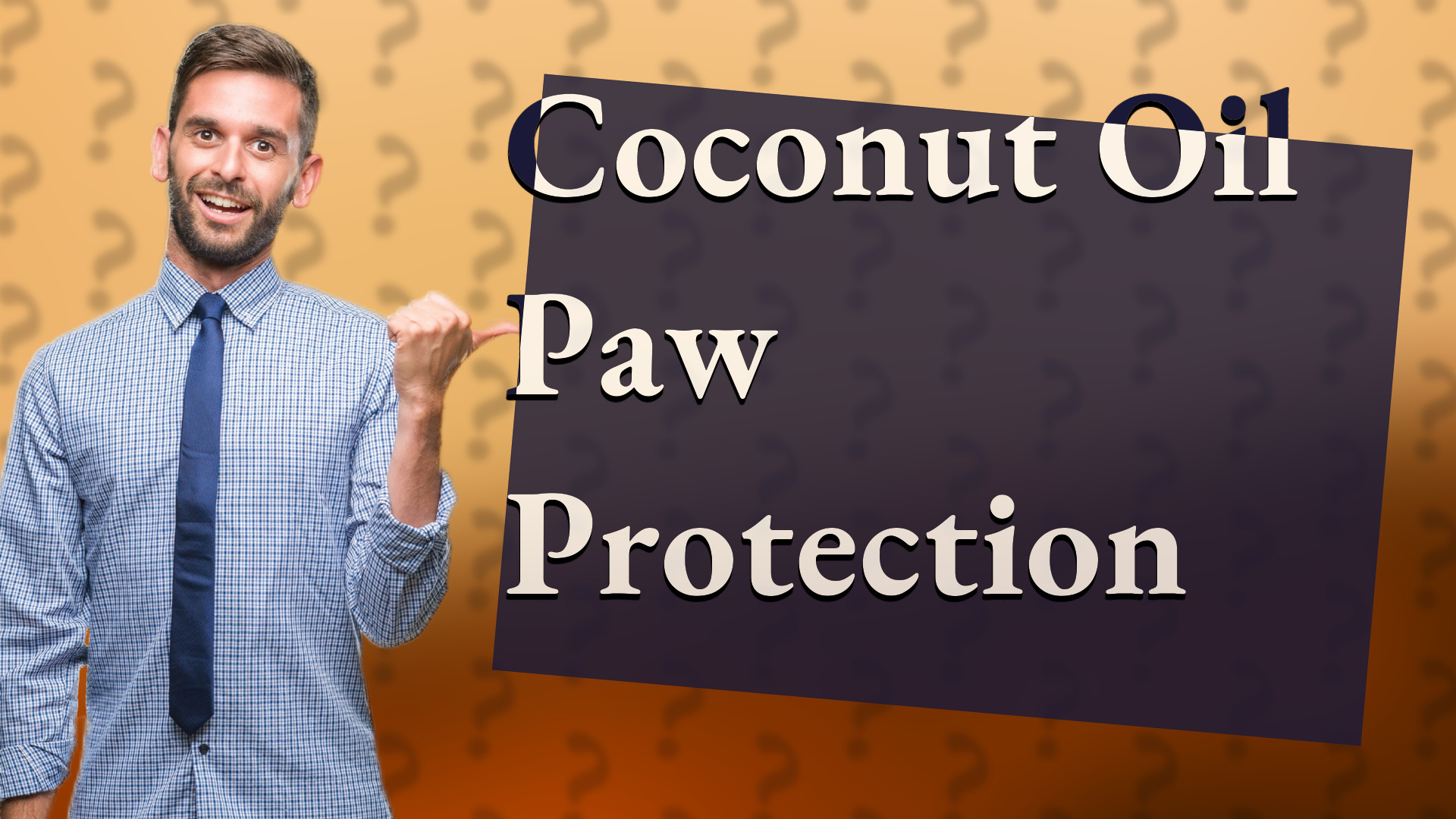 Coconut Oil Paw Protection