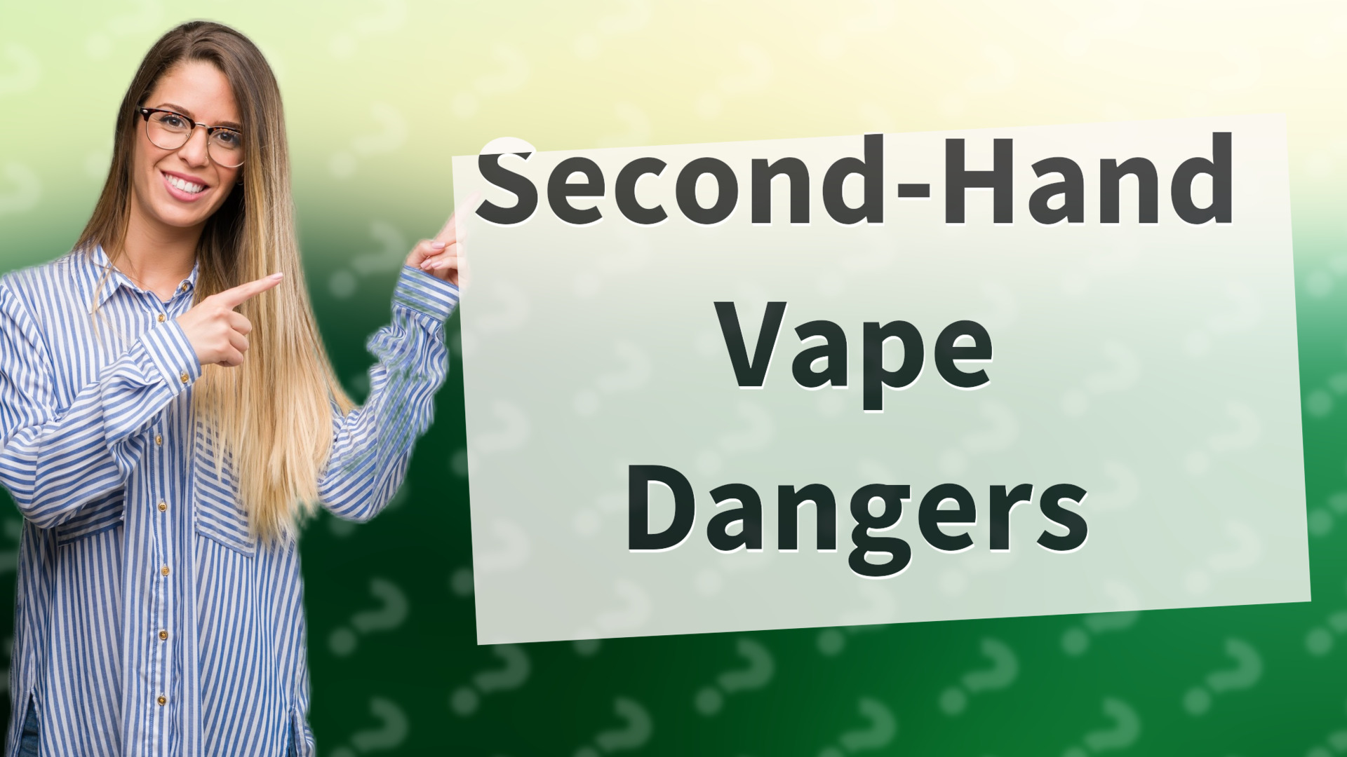 Second-Hand Vape Dangers