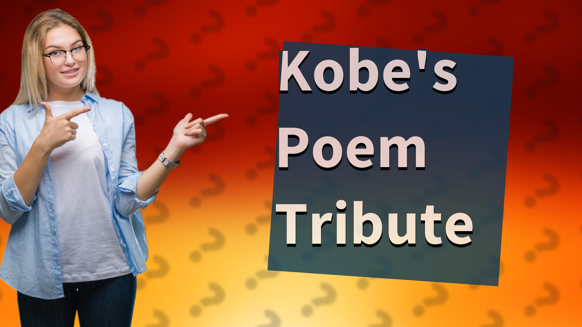 Kobe's Poem Tribute