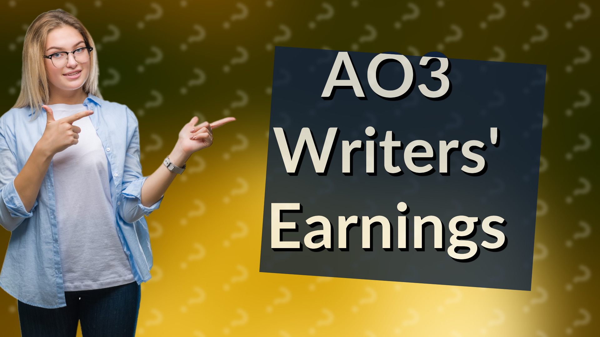 AO3 Writers' Earnings