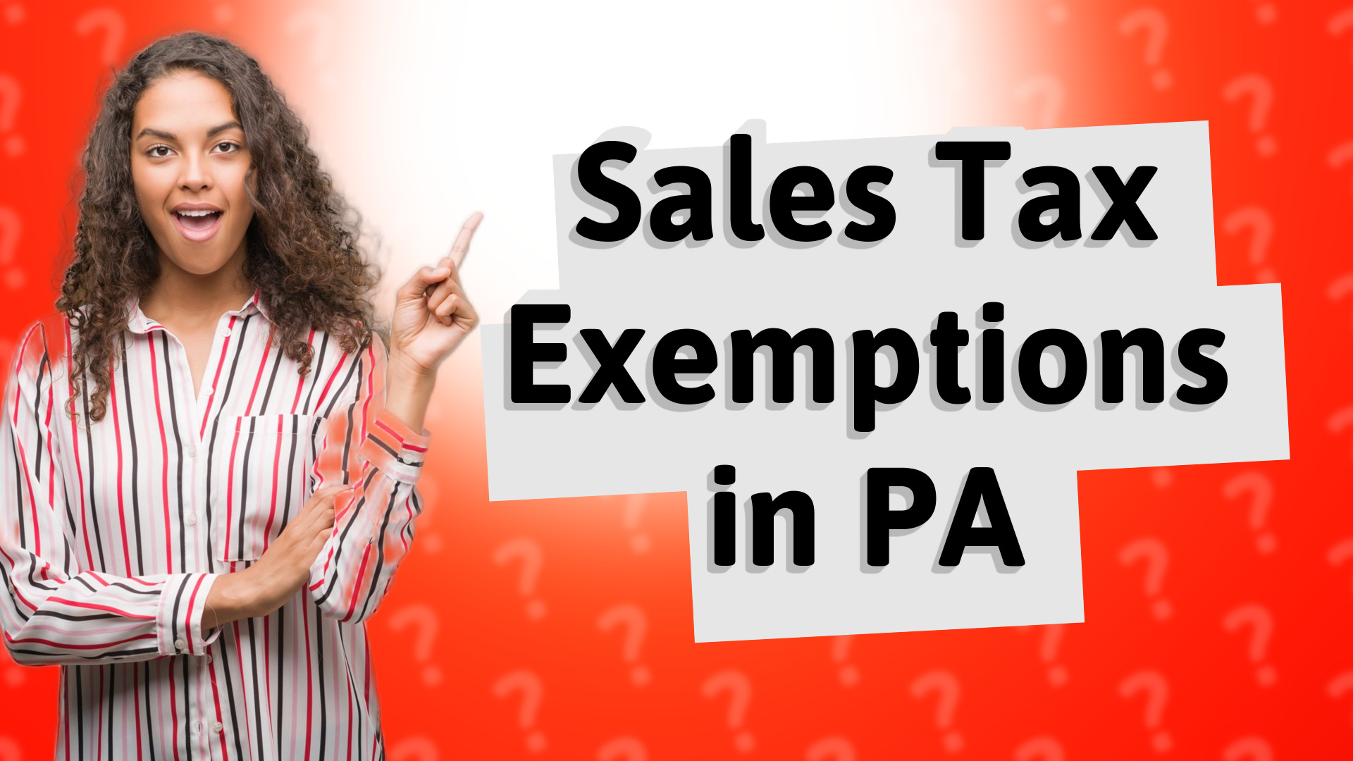 Sales Tax Exemptions in PA