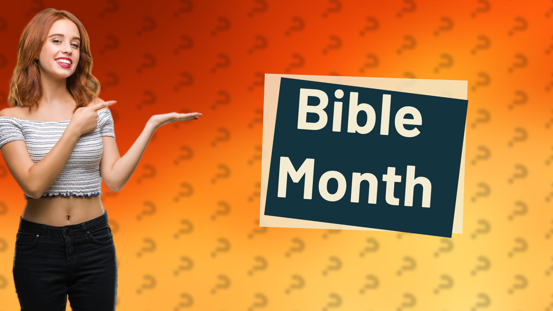 Bible Month