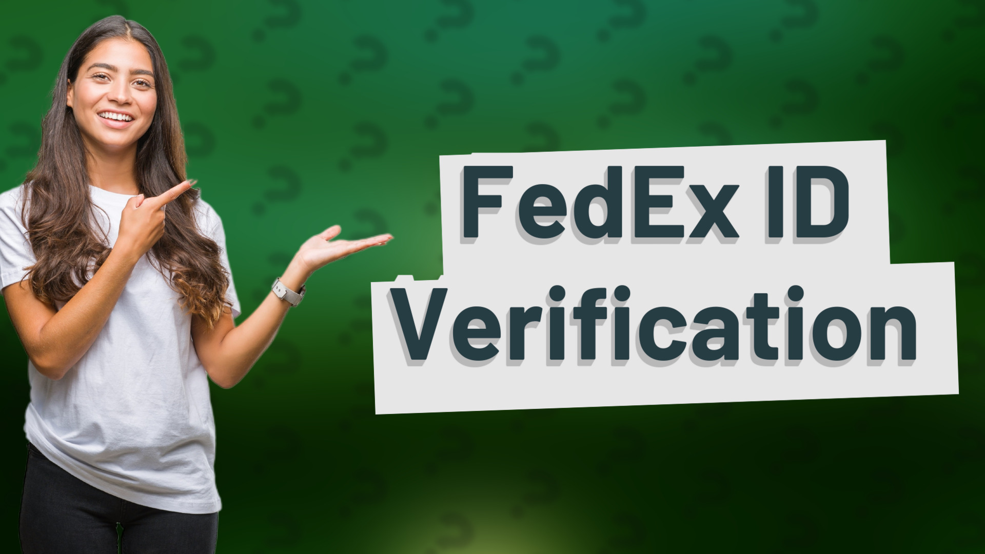 FedEx ID Verification