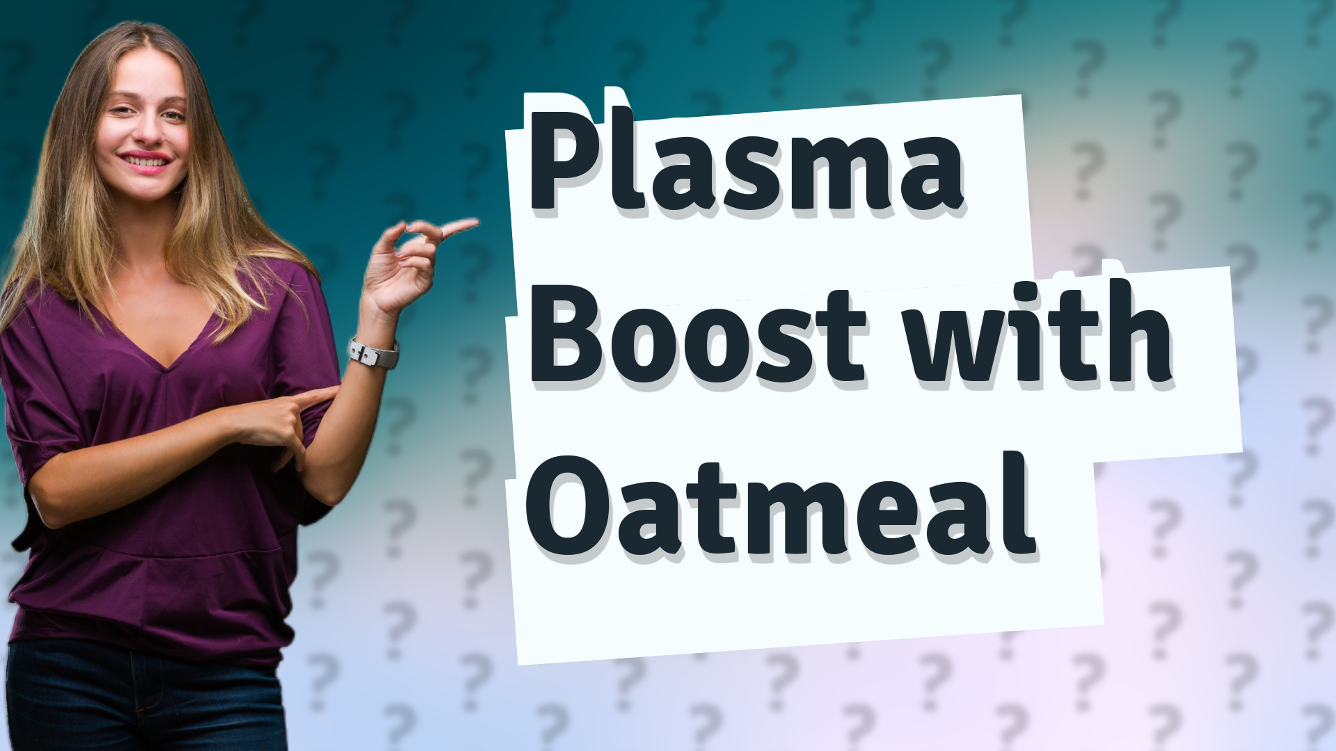Plasma Boost with Oatmeal
