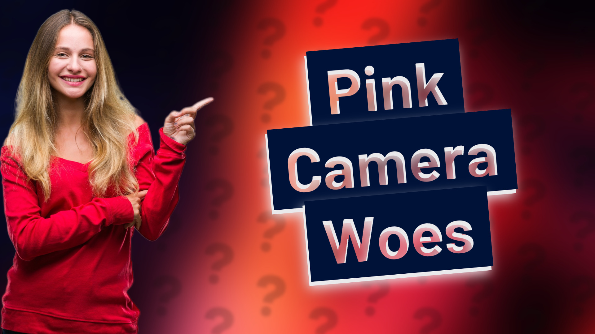 Pink Camera Woes