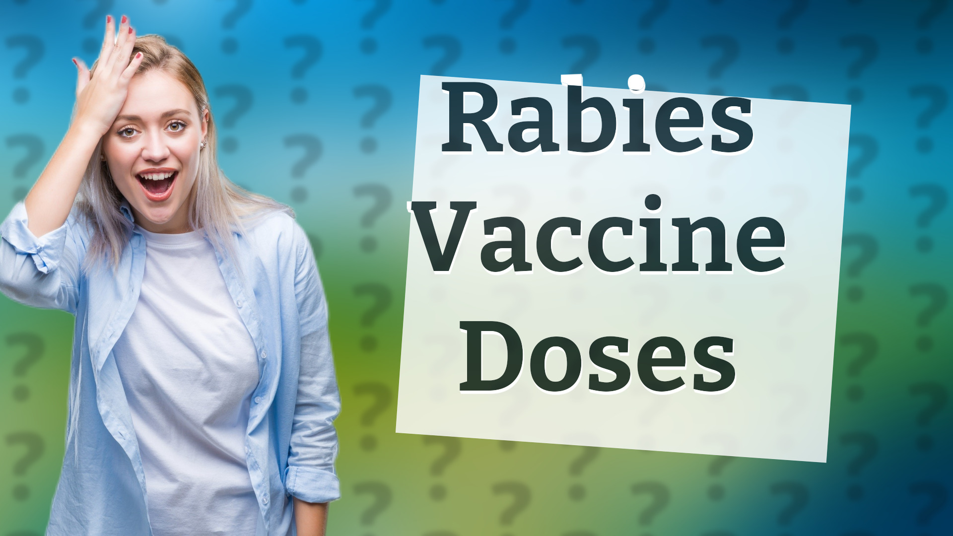 Rabies Vaccine Doses