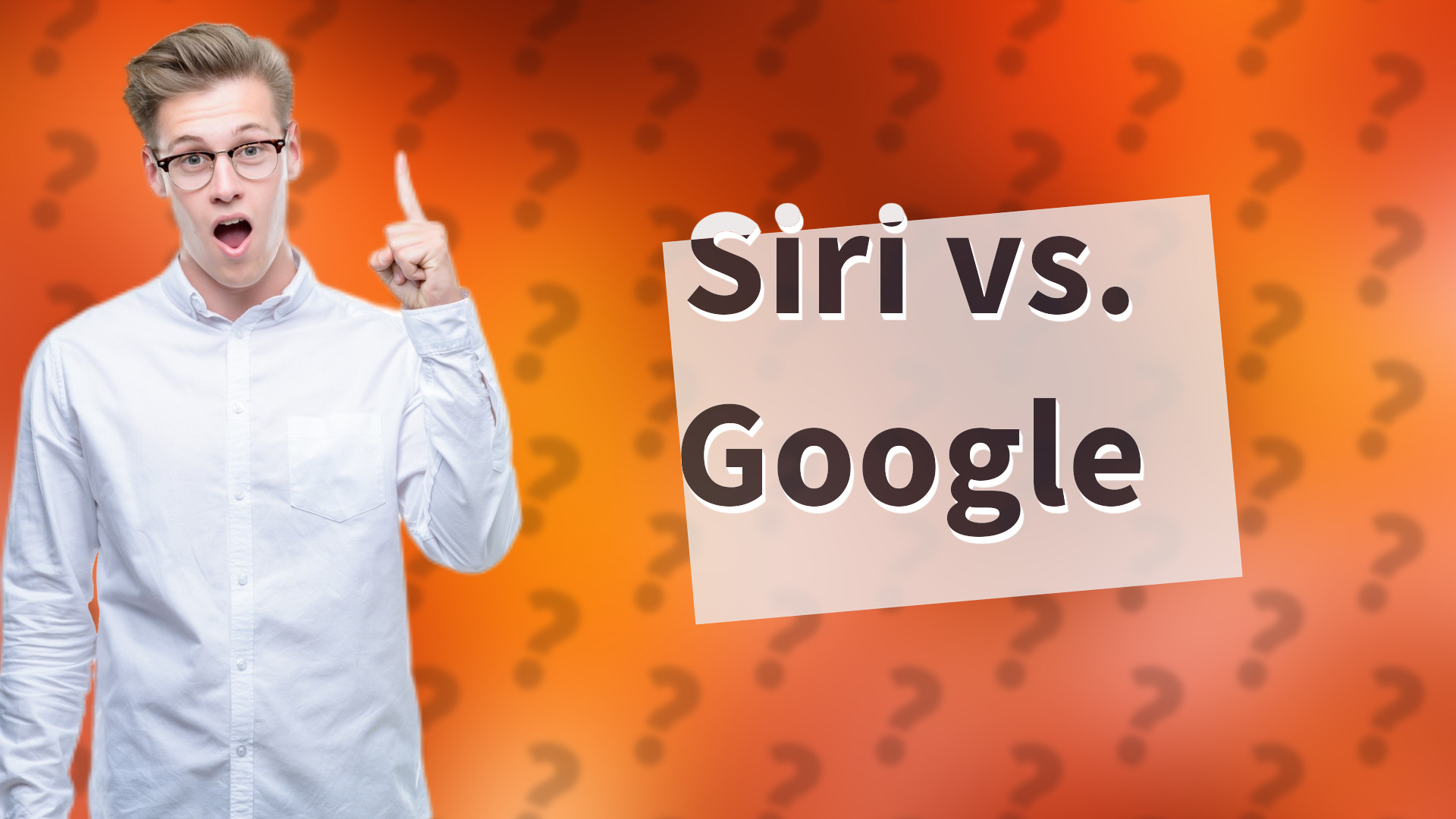 Siri vs. Google