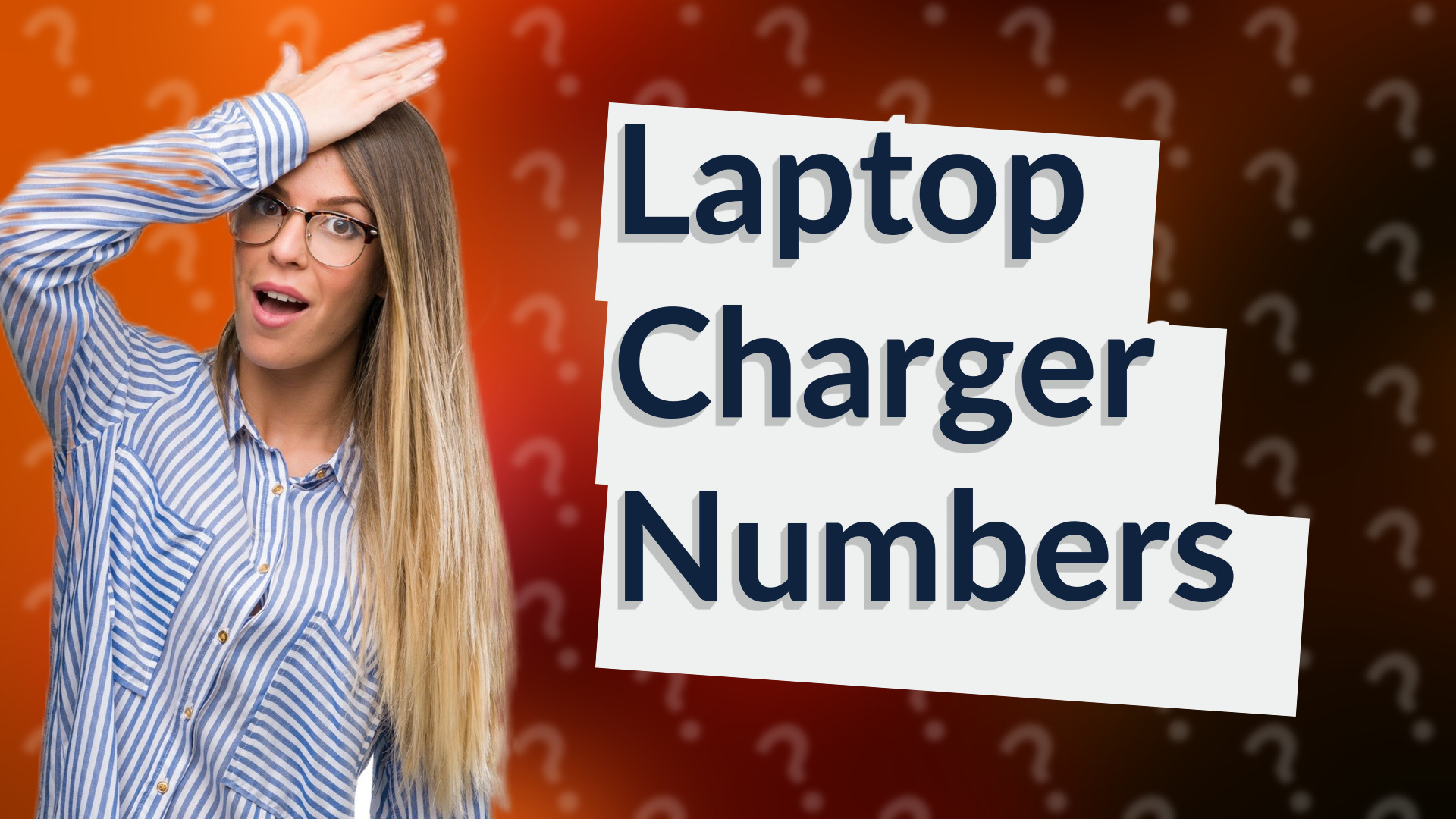 Laptop Charger Numbers