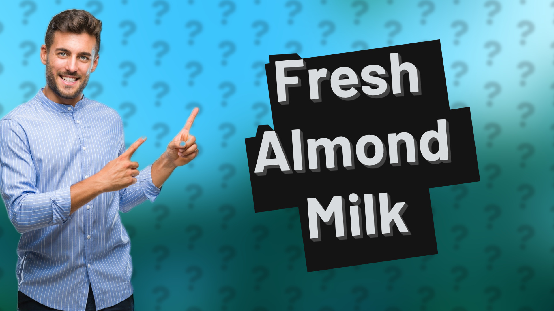 Fresh Almond Milk