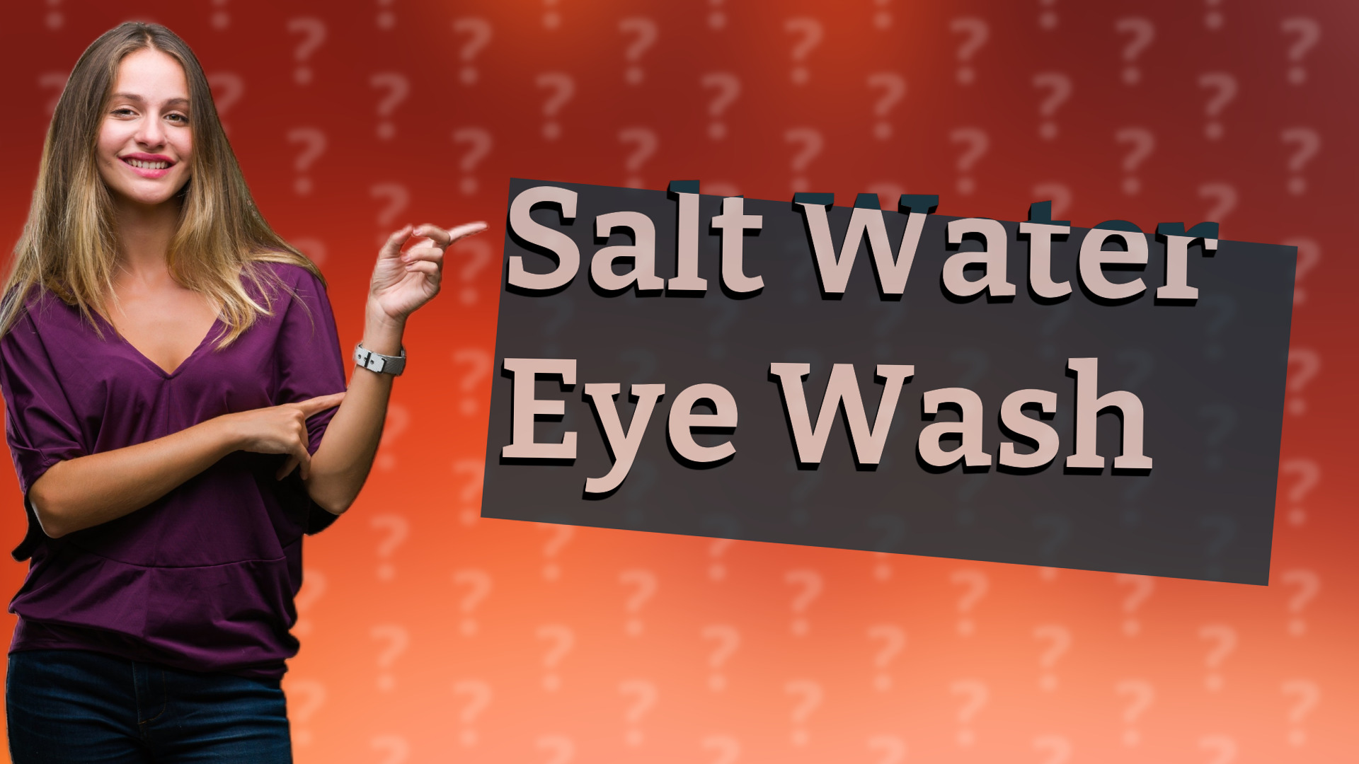 Salt Water Eye Wash