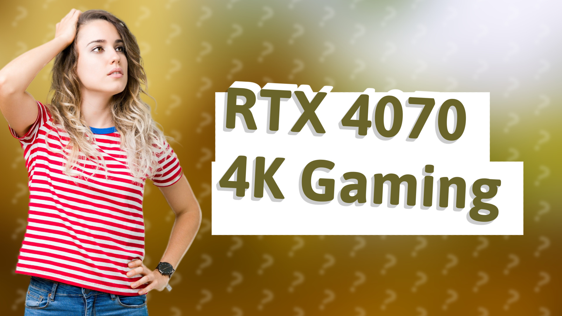 RTX 4070 4K Gaming