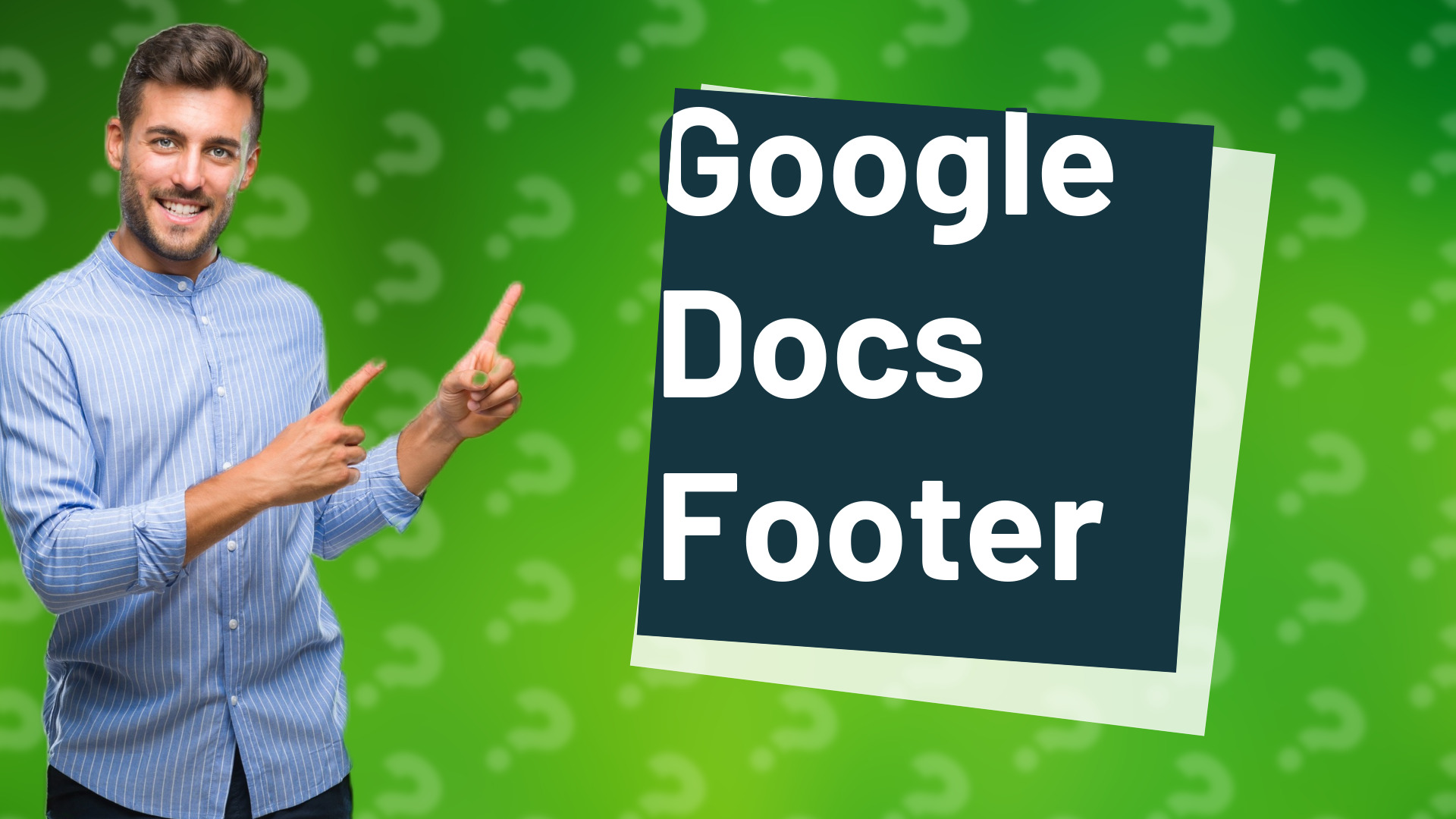 Google Docs Footer