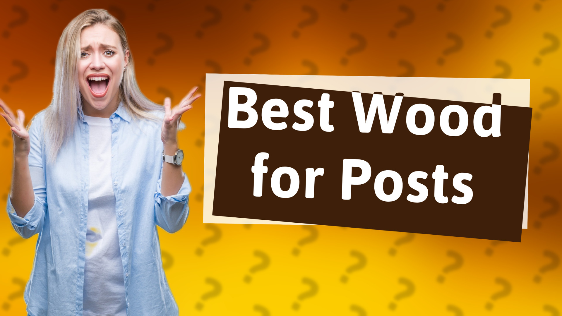 Best Wood for Posts