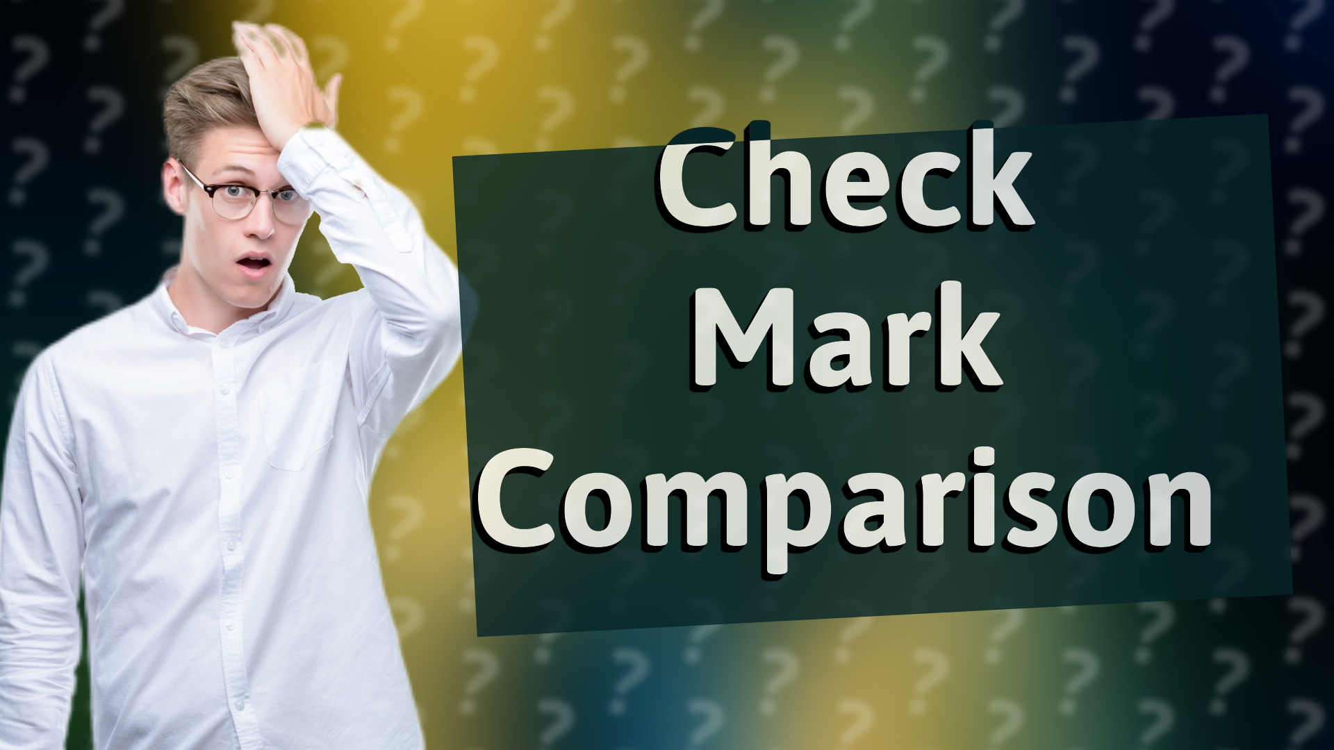 Check Mark Comparison