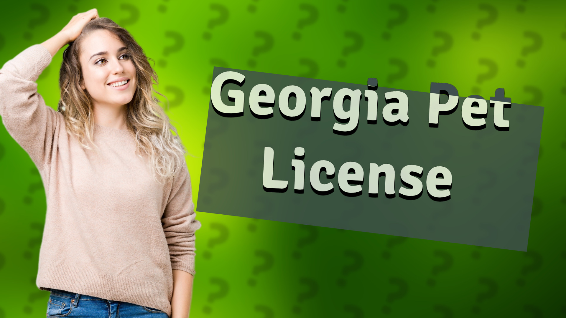 Georgia Pet License