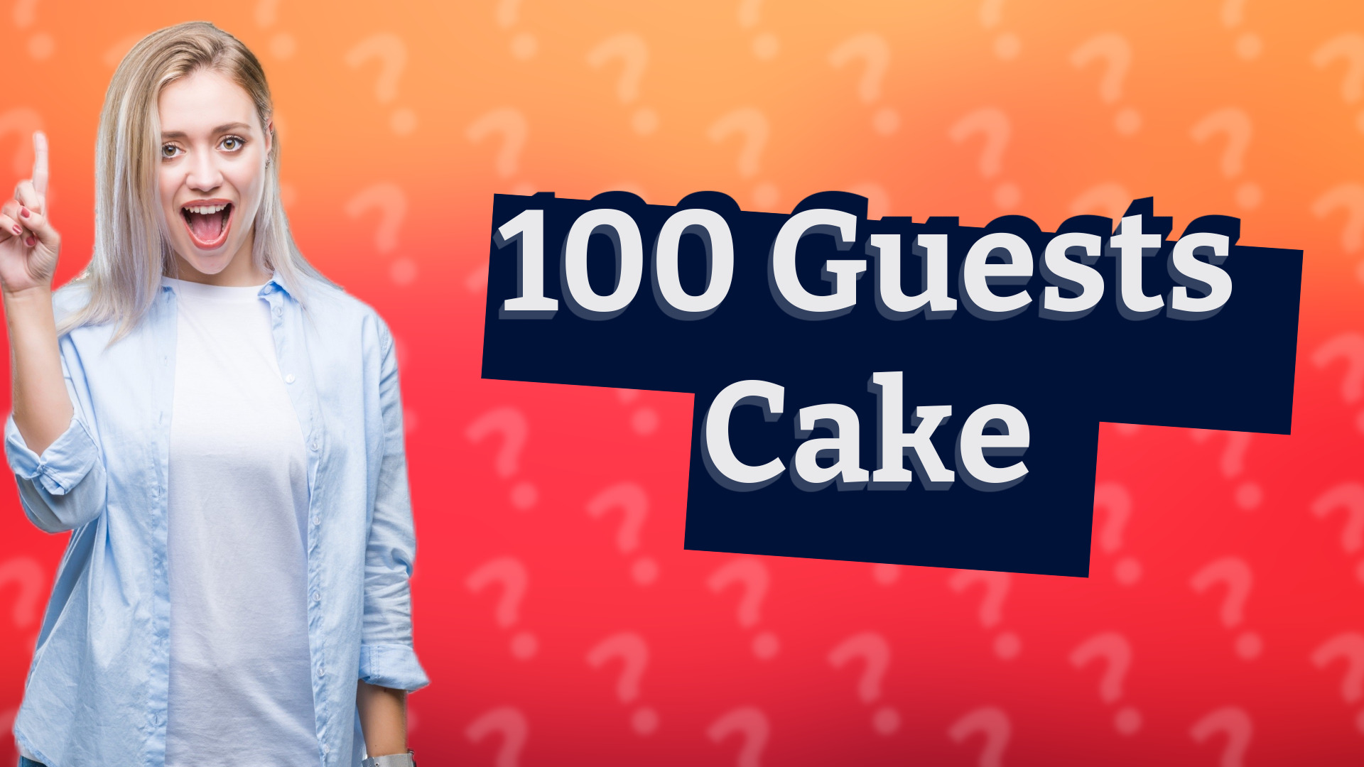 100 Guests Cake