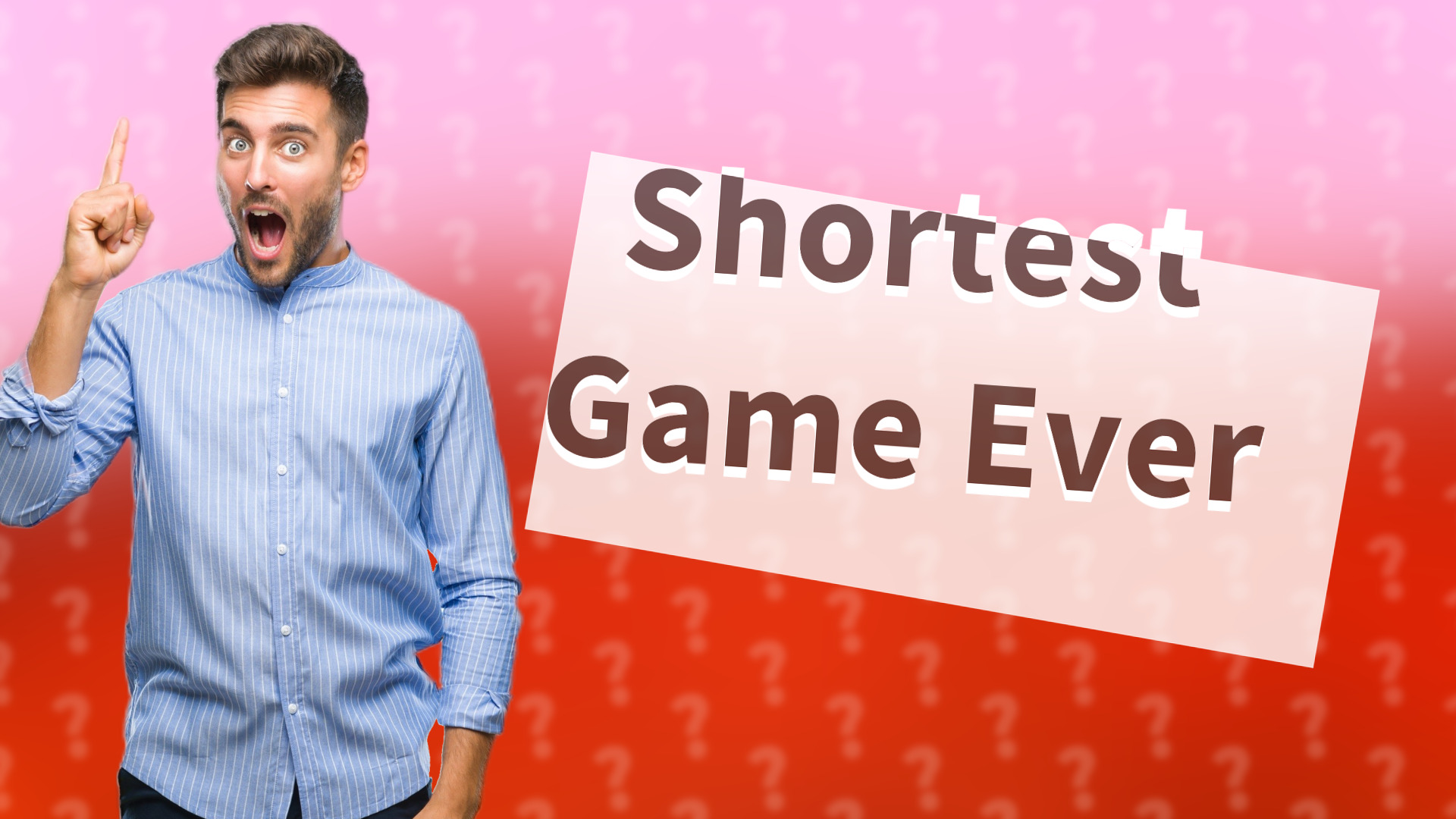 Shortest Game Ever