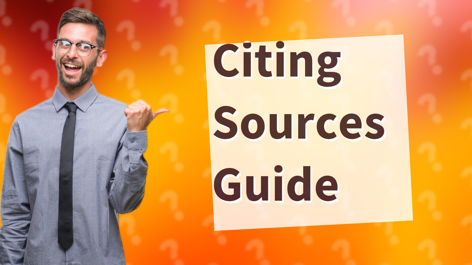 Citing Sources Guide