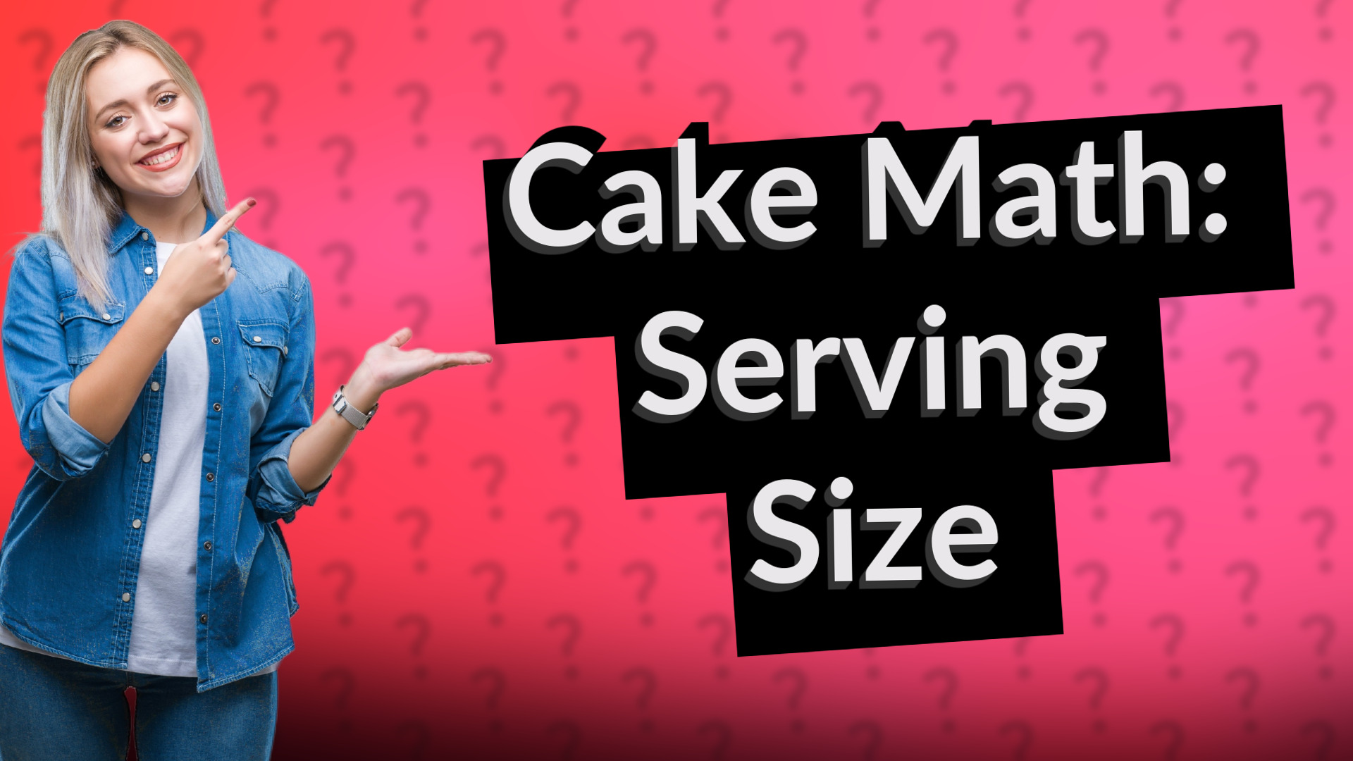 Cake Math: Serving Size