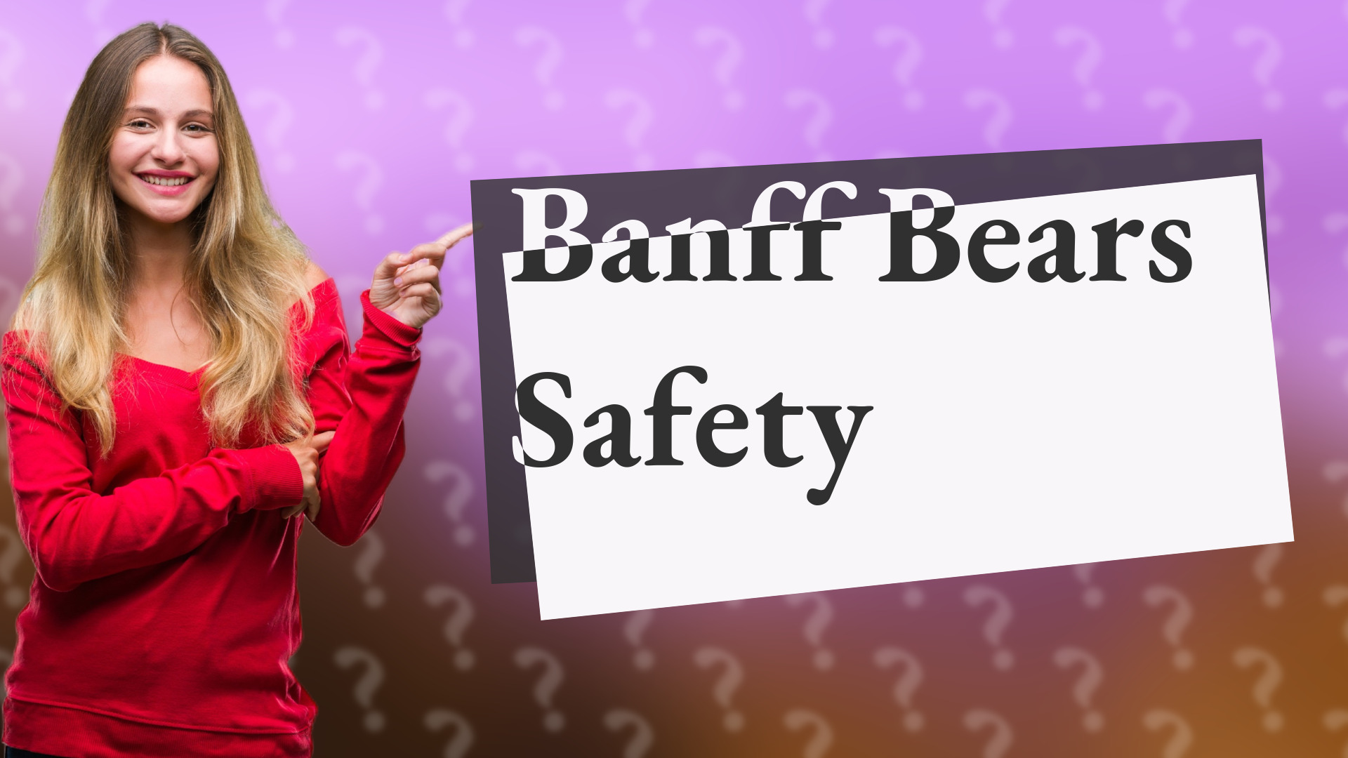 Banff Bears Safety