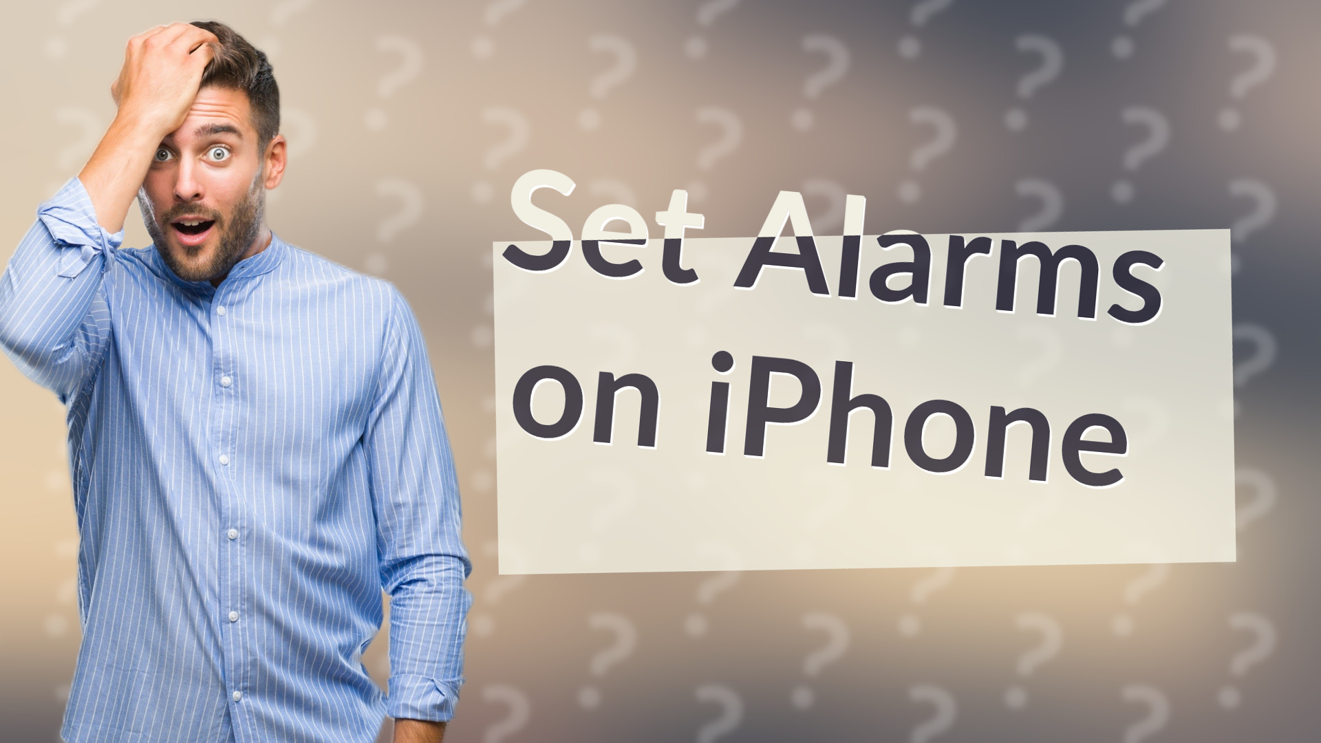 Set Alarms on iPhone