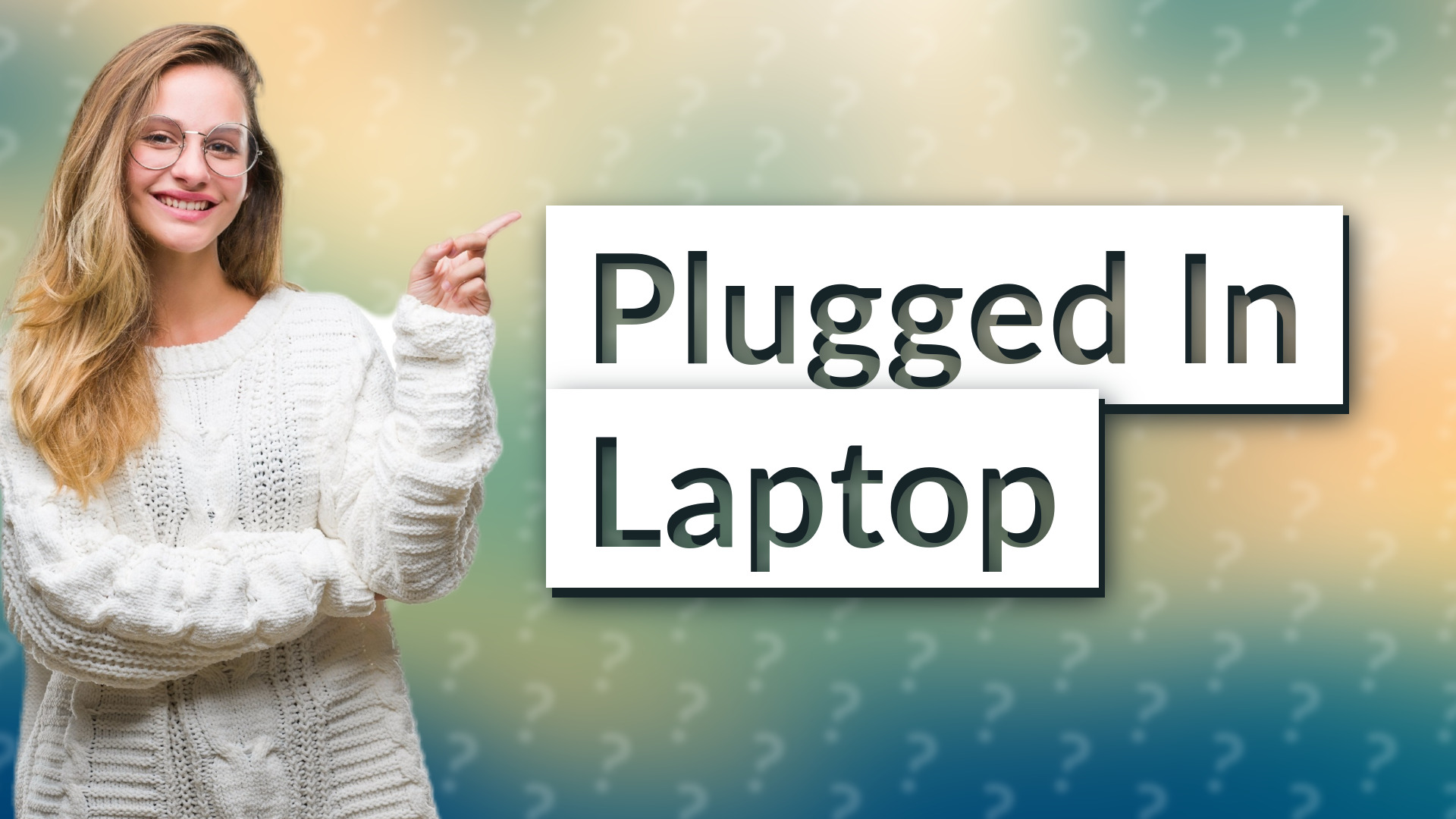 Plugged In Laptop