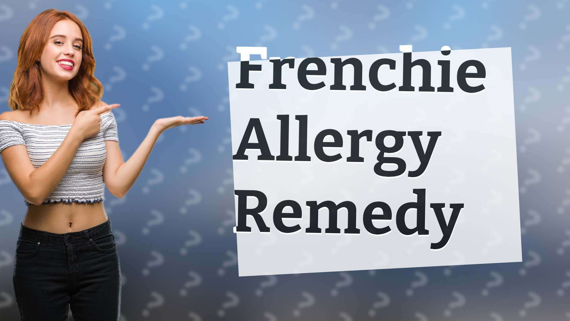 Frenchie Allergy Remedy