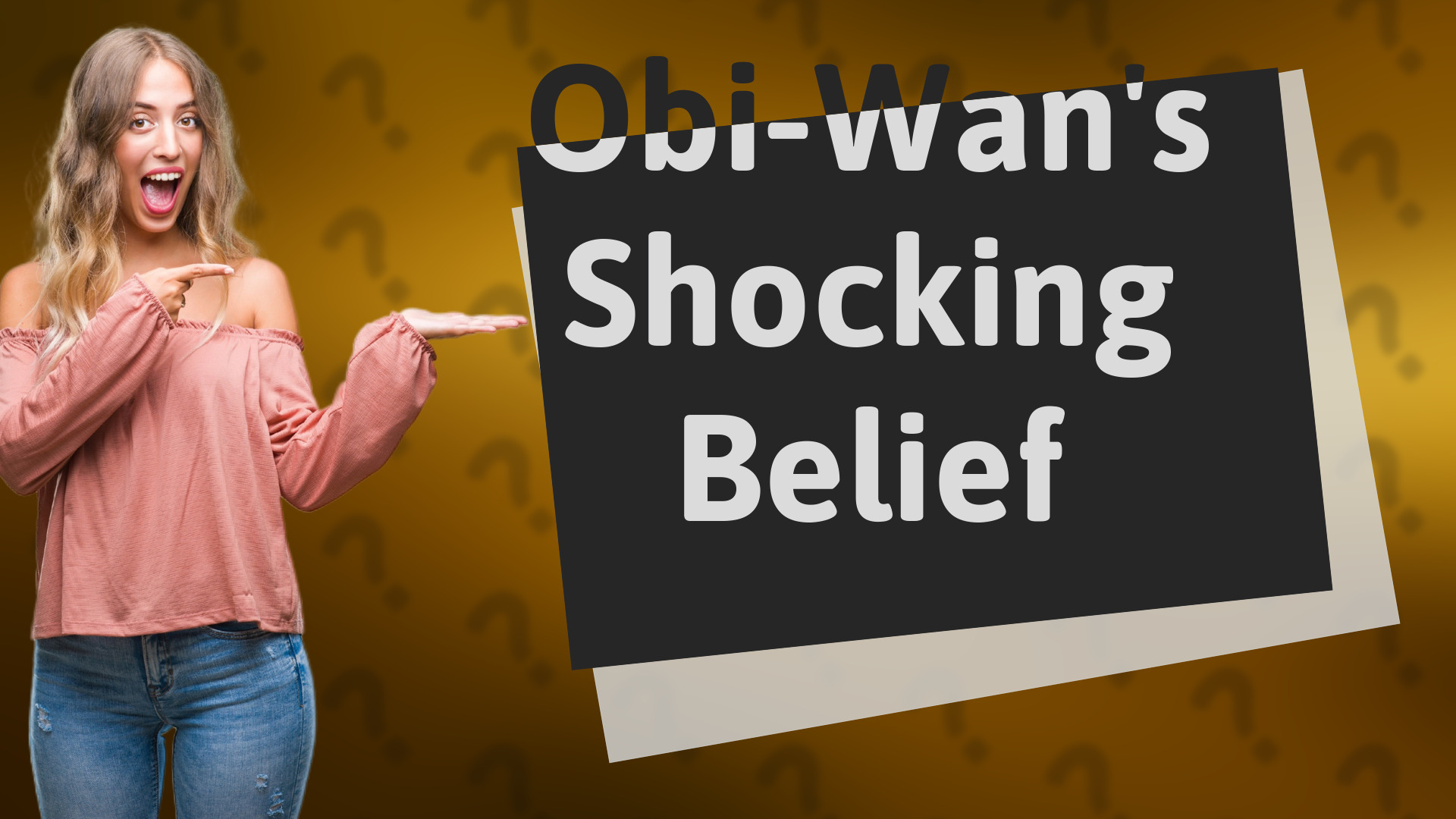 Obi-Wan's Shocking Belief