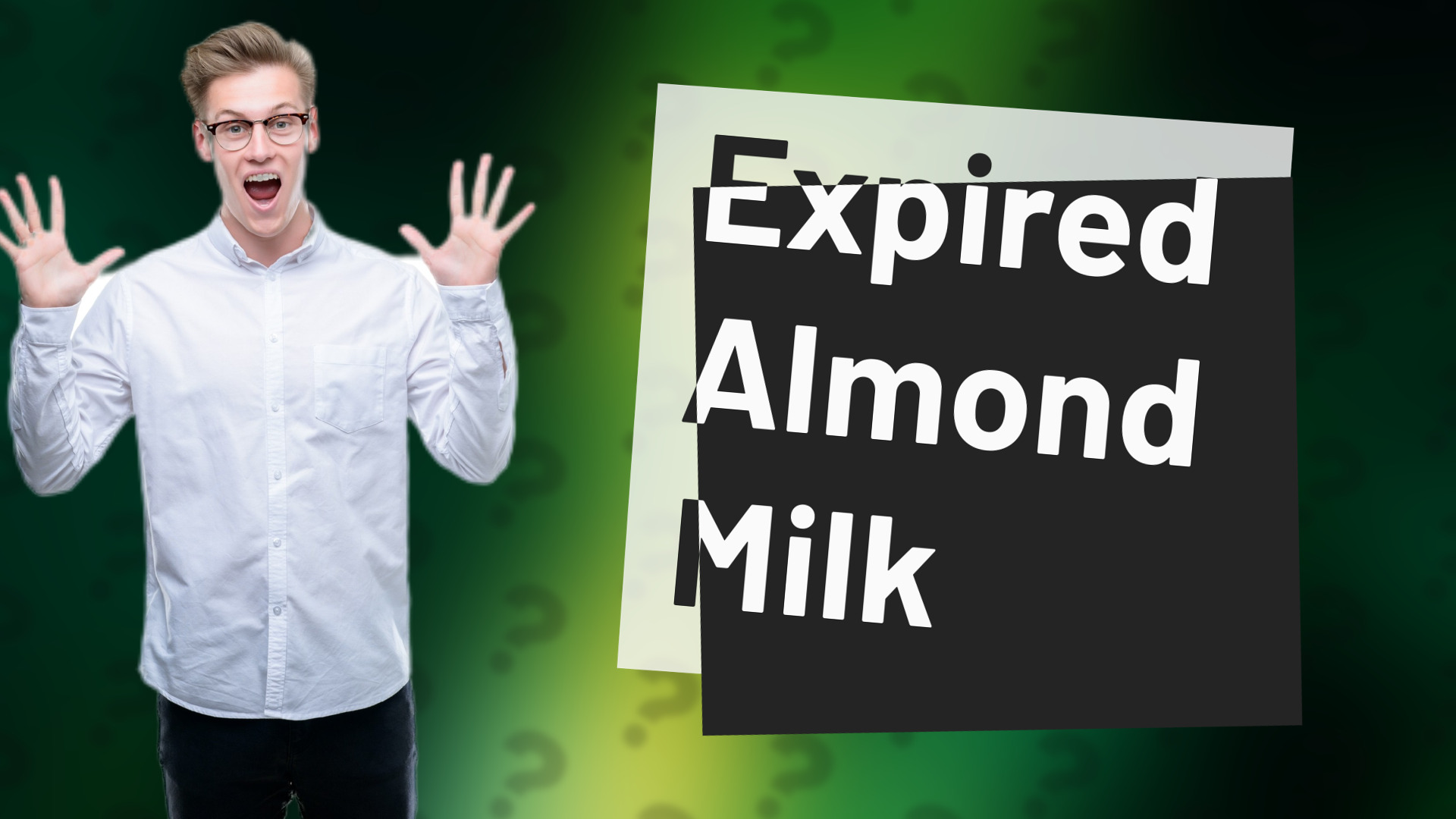 Expired Almond Milk