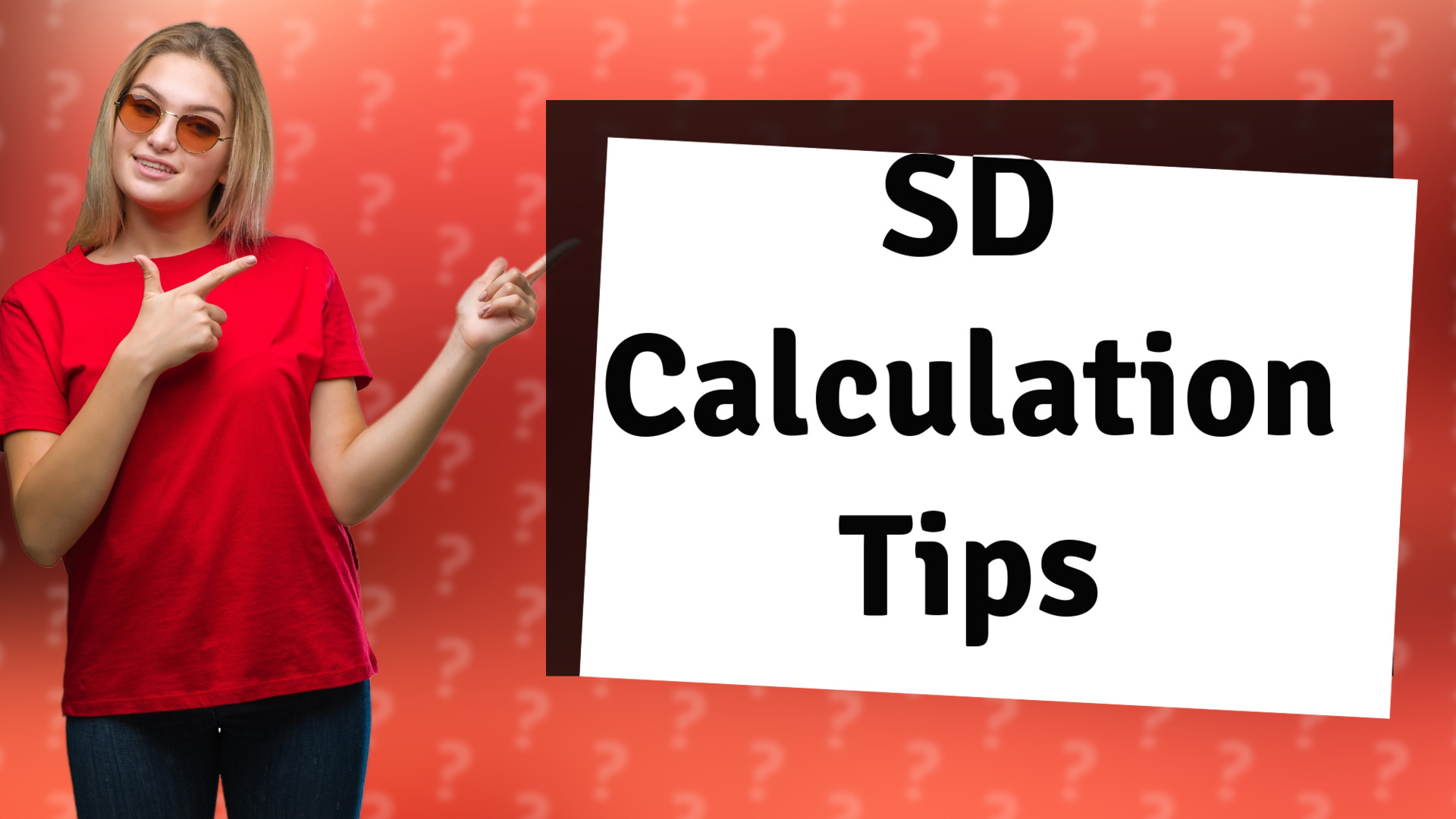 SD Calculation Tips