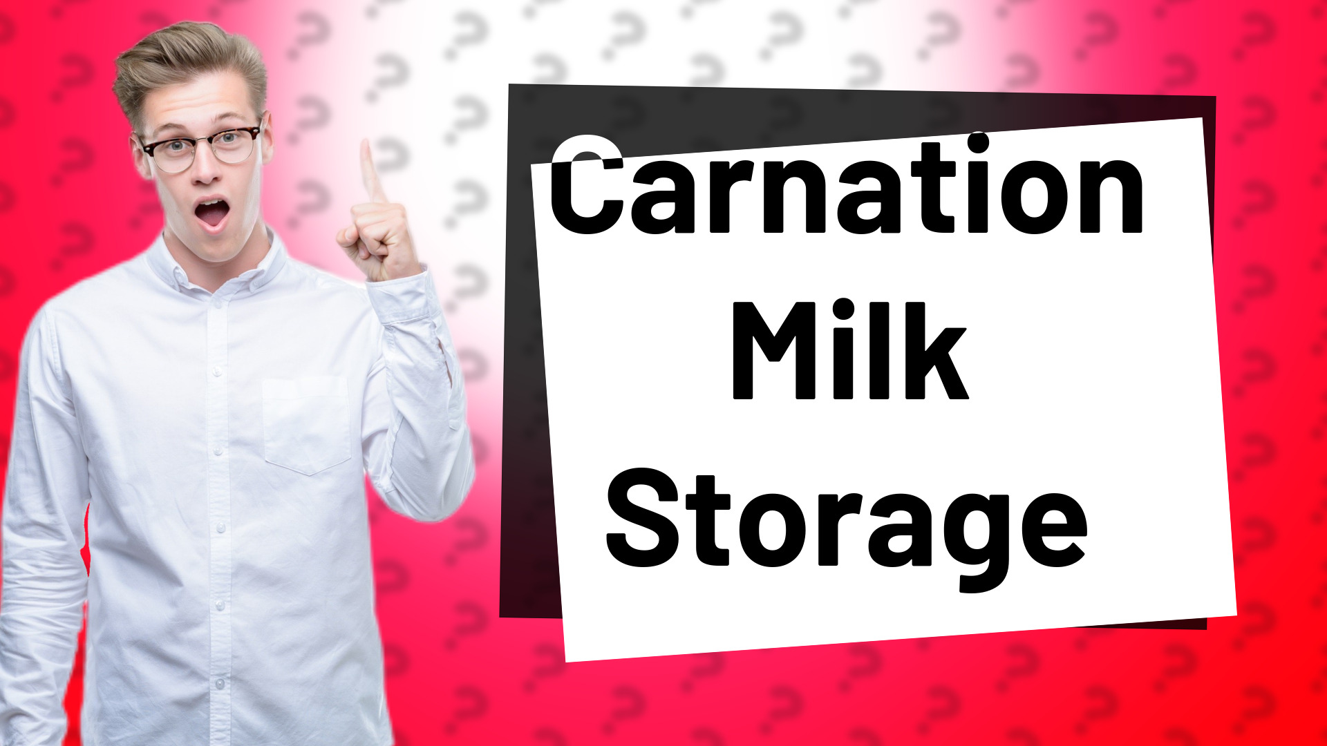 Carnation Milk Storage