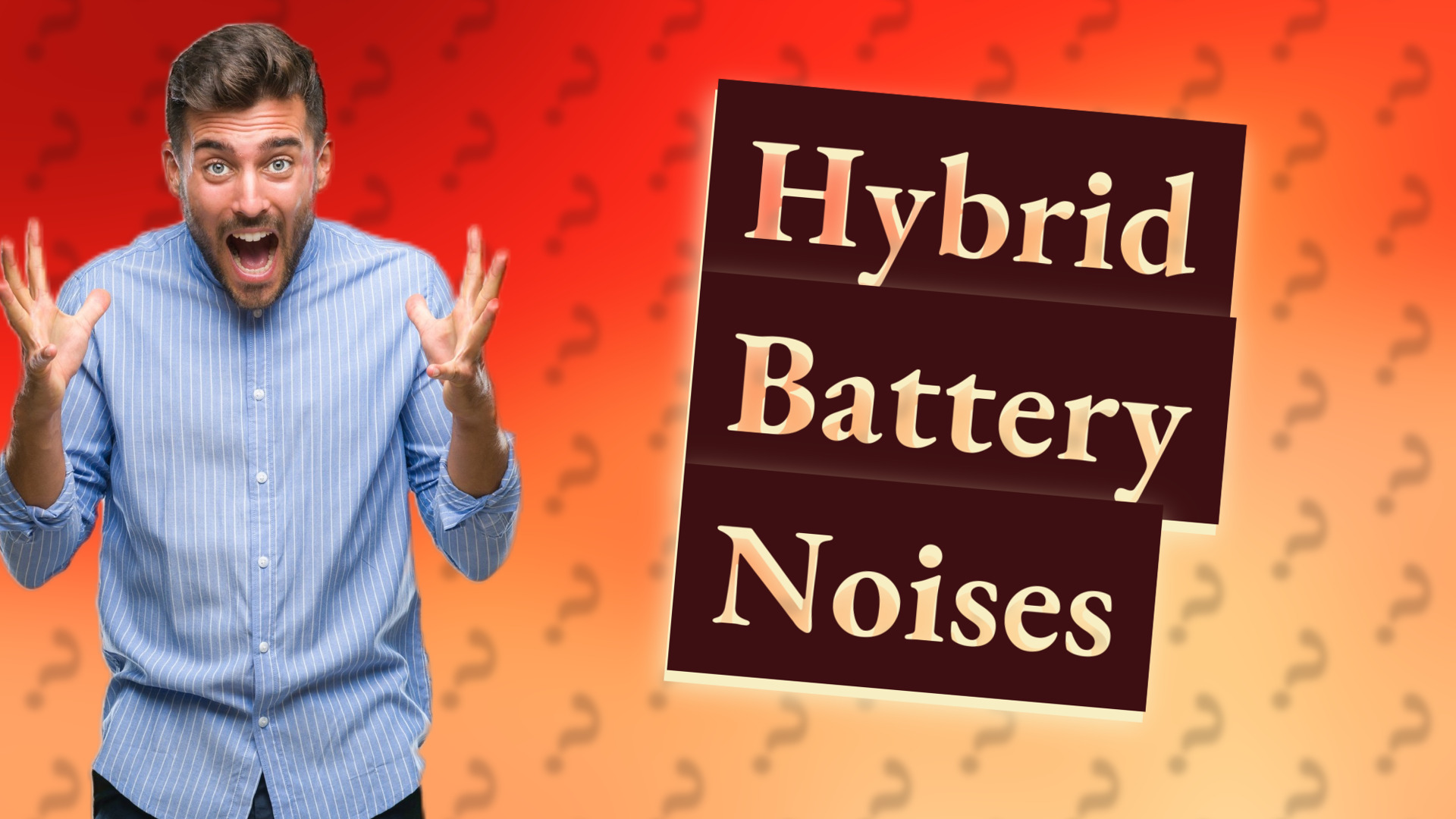 Hybrid Battery Noises