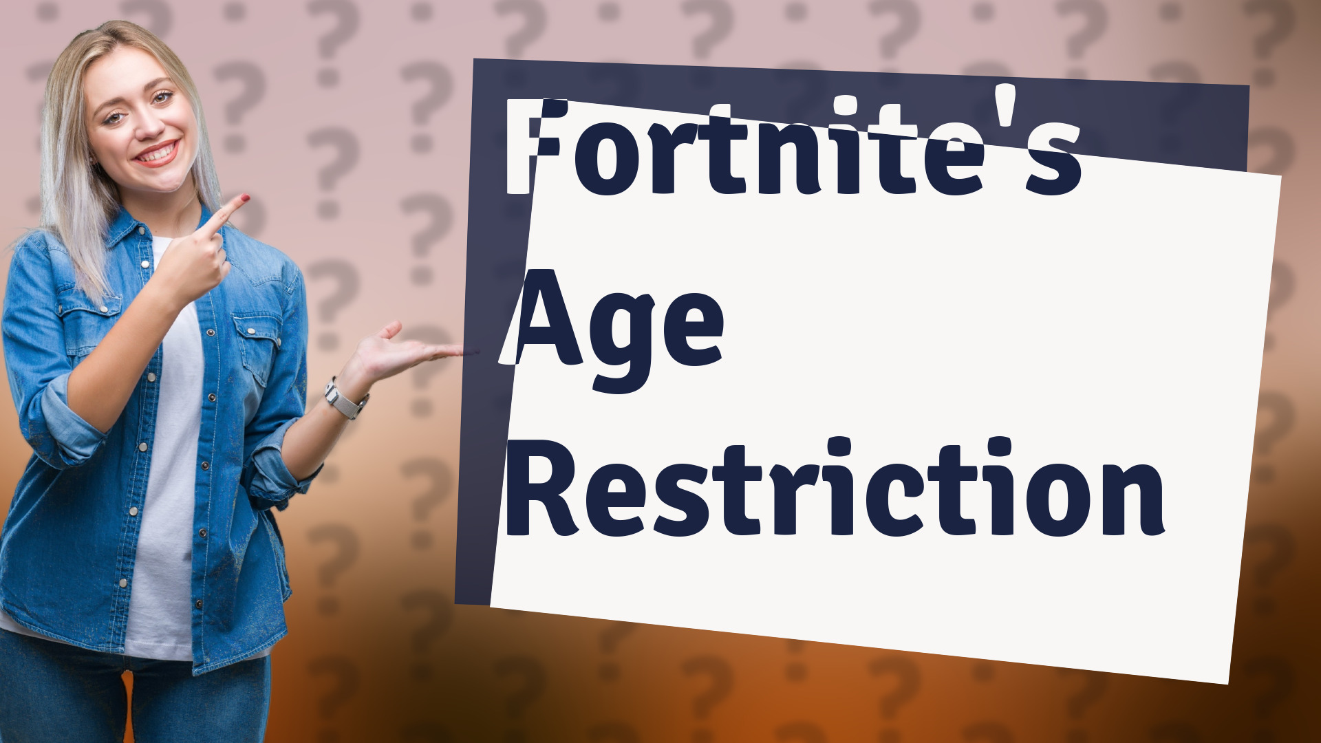 Fortnite's Age Restriction
