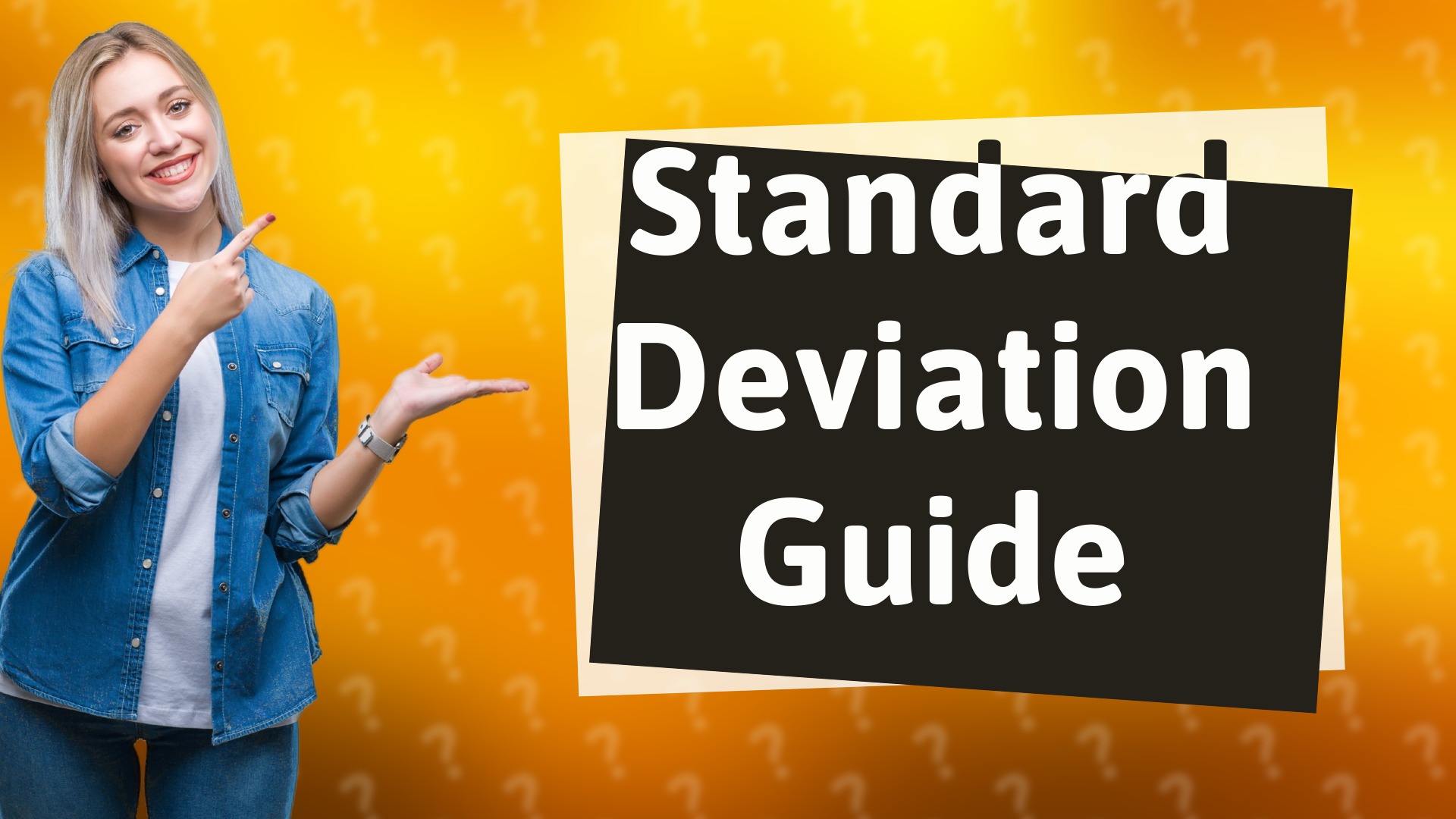 Standard Deviation Guide