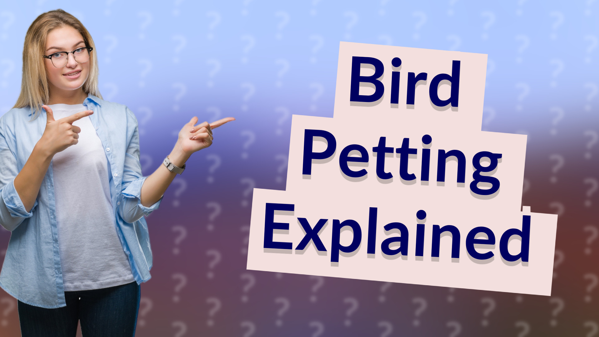 Bird Petting Explained
