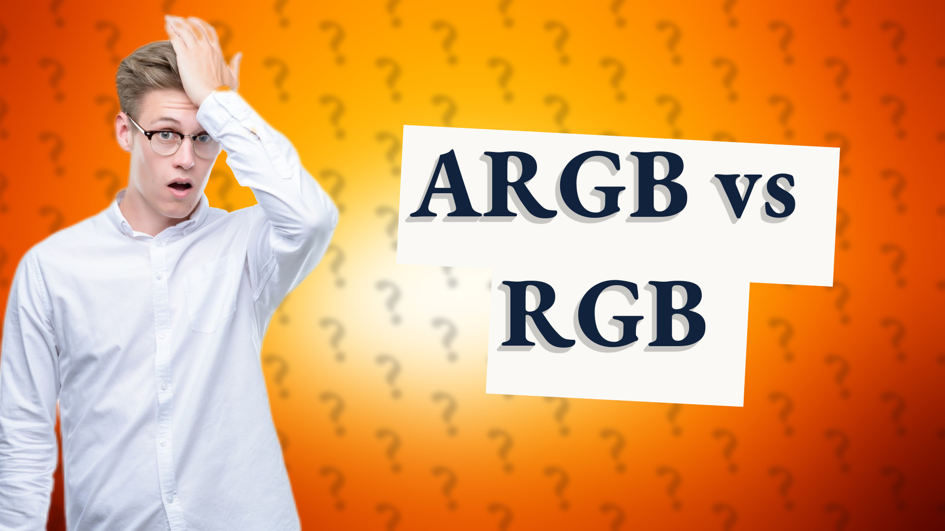 ARGB vs RGB